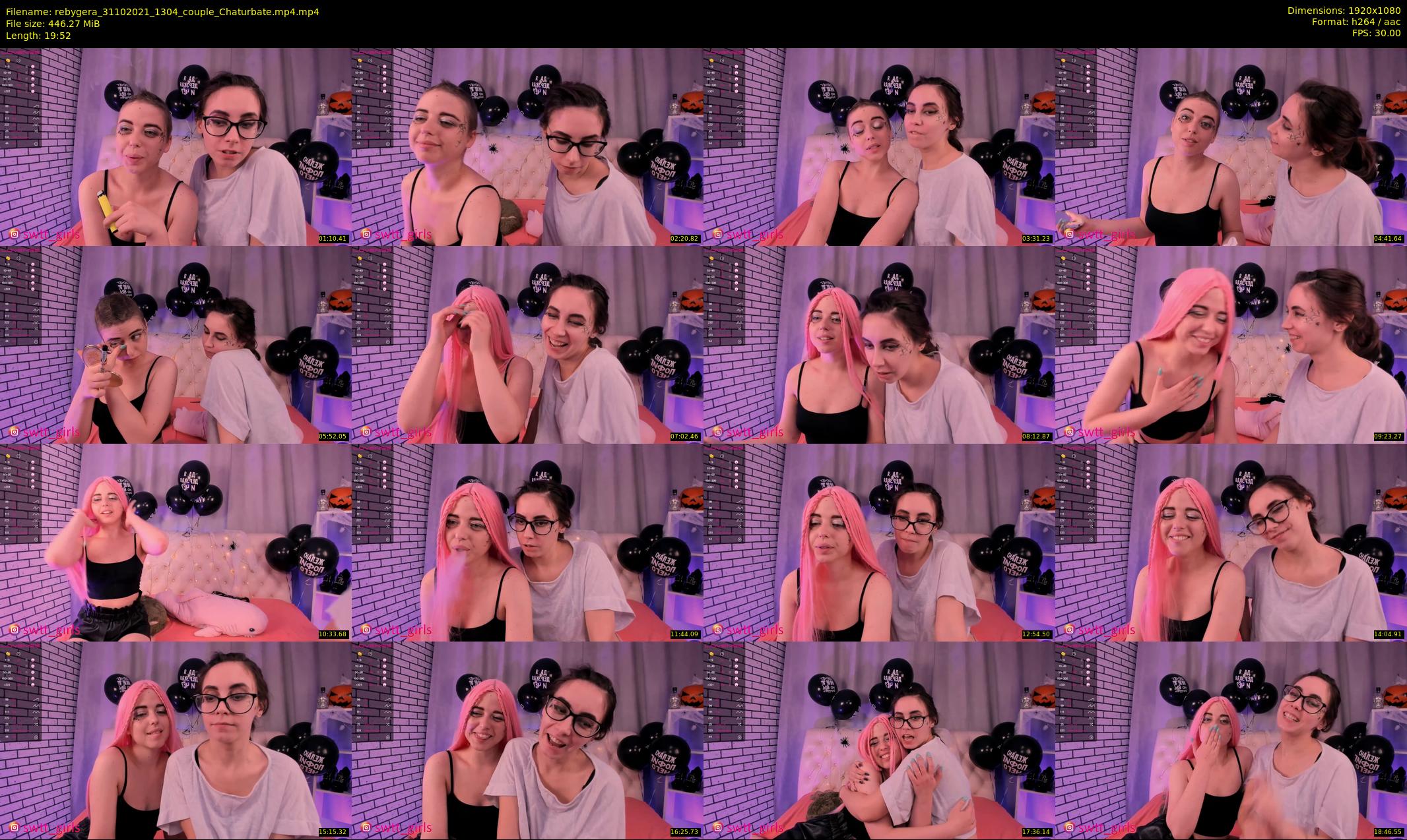 rebygera — 20 minute Chaturbate couple cam show recording, 1080p, Oct 31, 2021