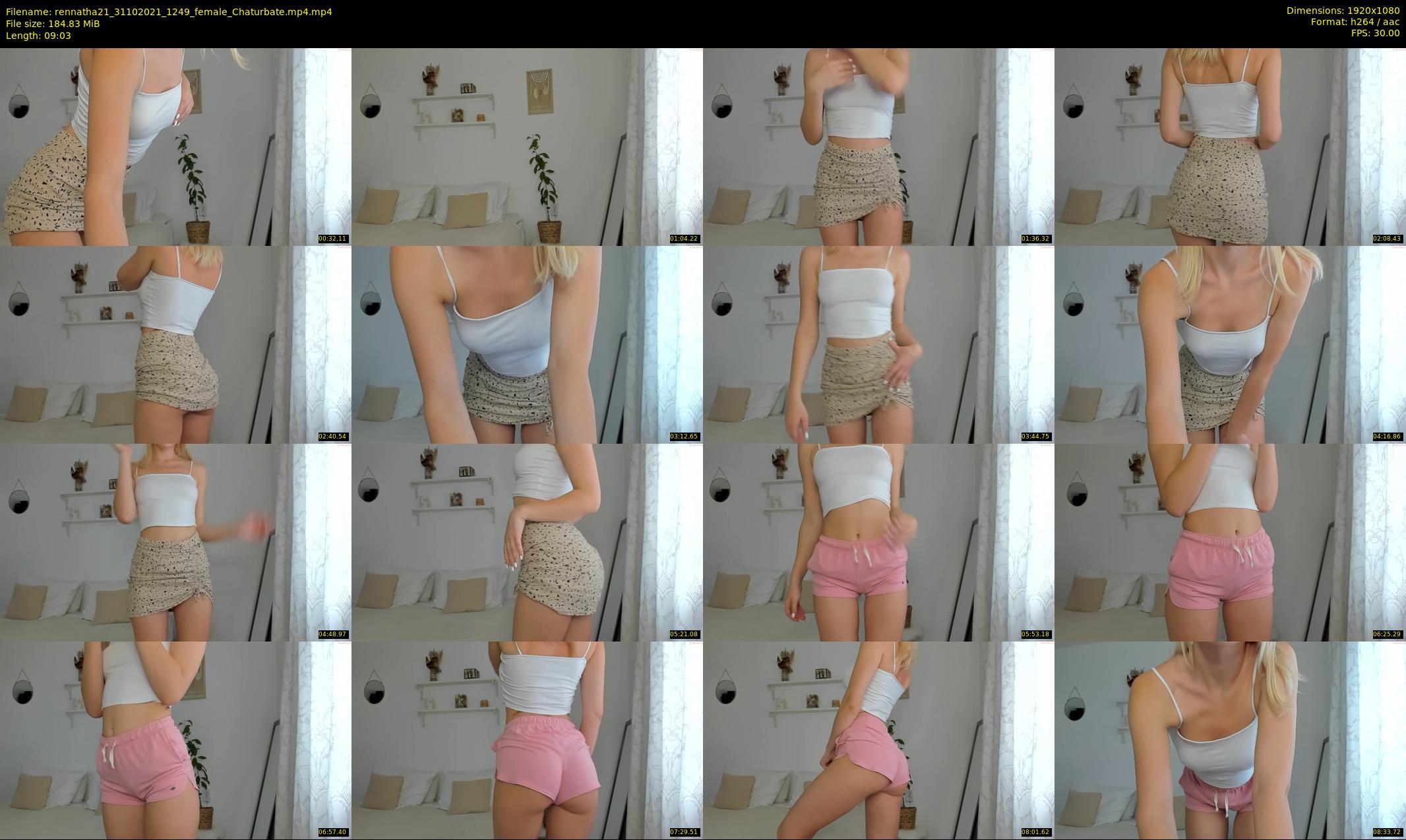 rennatha21 — 10 minute Chaturbate female cam show recording, 1080p, Oct 31, 2021