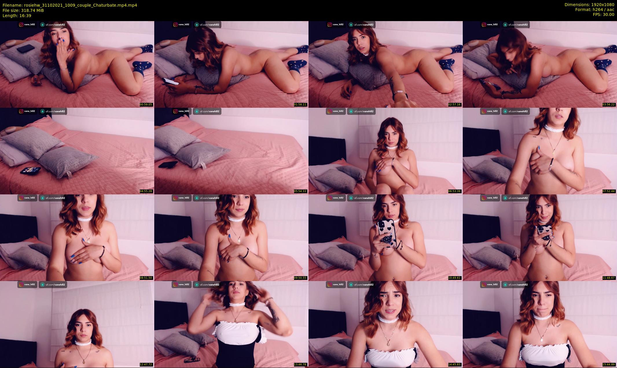 rosiehw — 17 minute Chaturbate couple cam show recording, 1080p, Oct 31, 2021