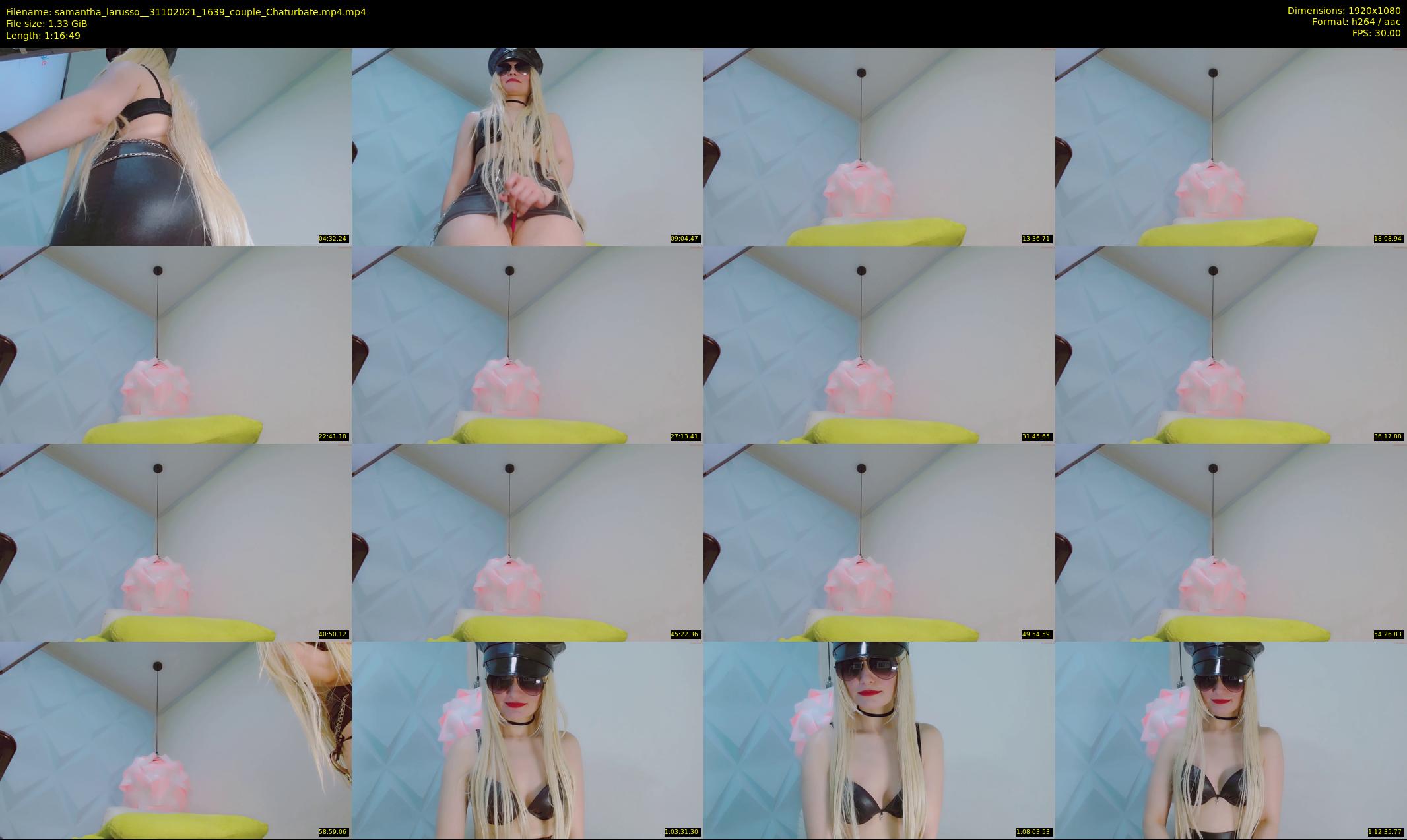 samantha_larusso_ — 77 minute Chaturbate couple cam show recording, 1080p, Oct 31, 2021