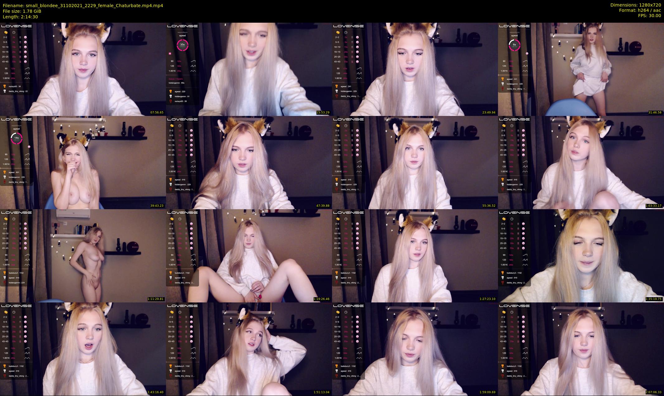 small_blondee — 135 minute Chaturbate female cam show recording, 720p, Oct 31, 2021