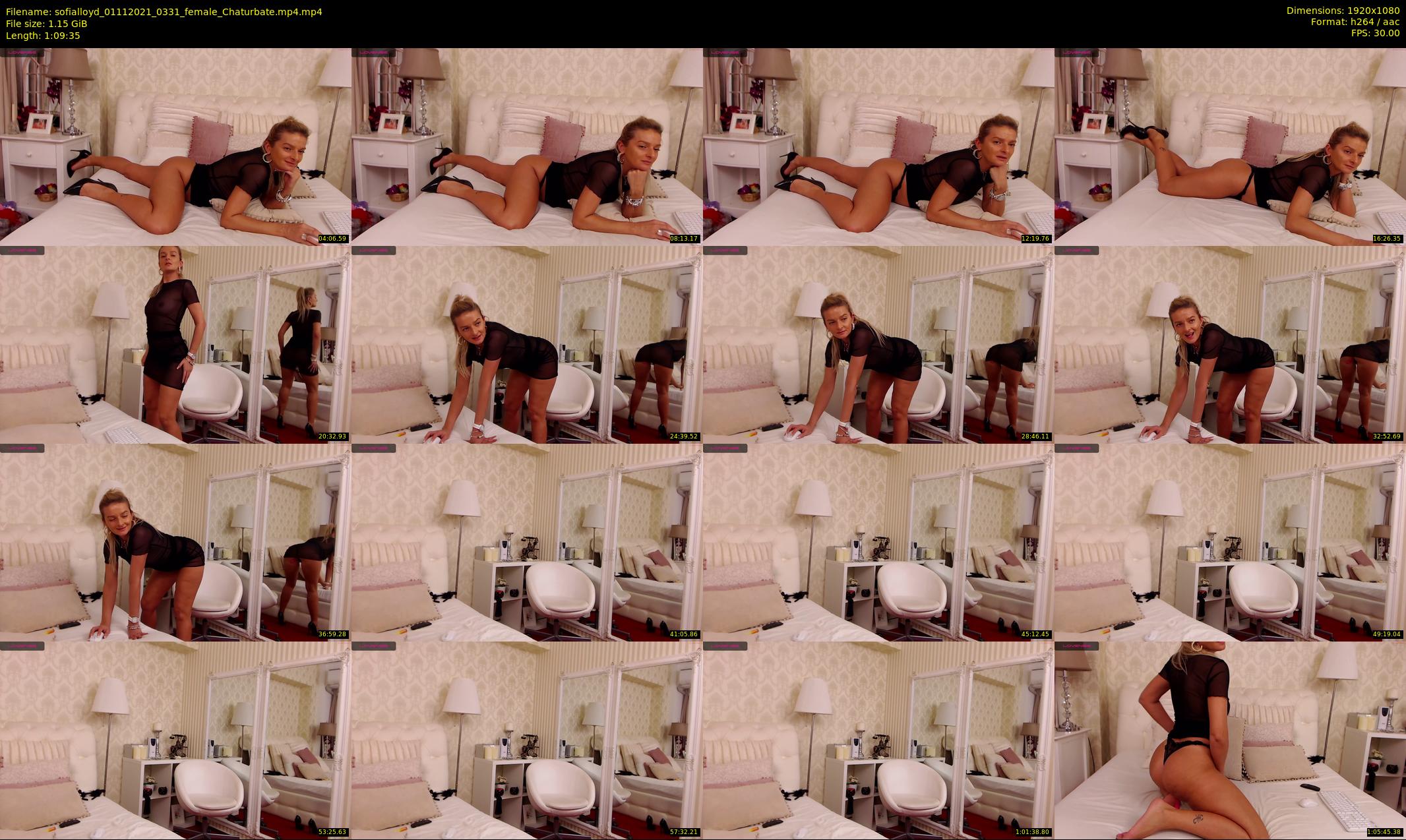 sofialloyd — 70 minute Chaturbate female cam show recording, 1080p, Nov 1, 2021