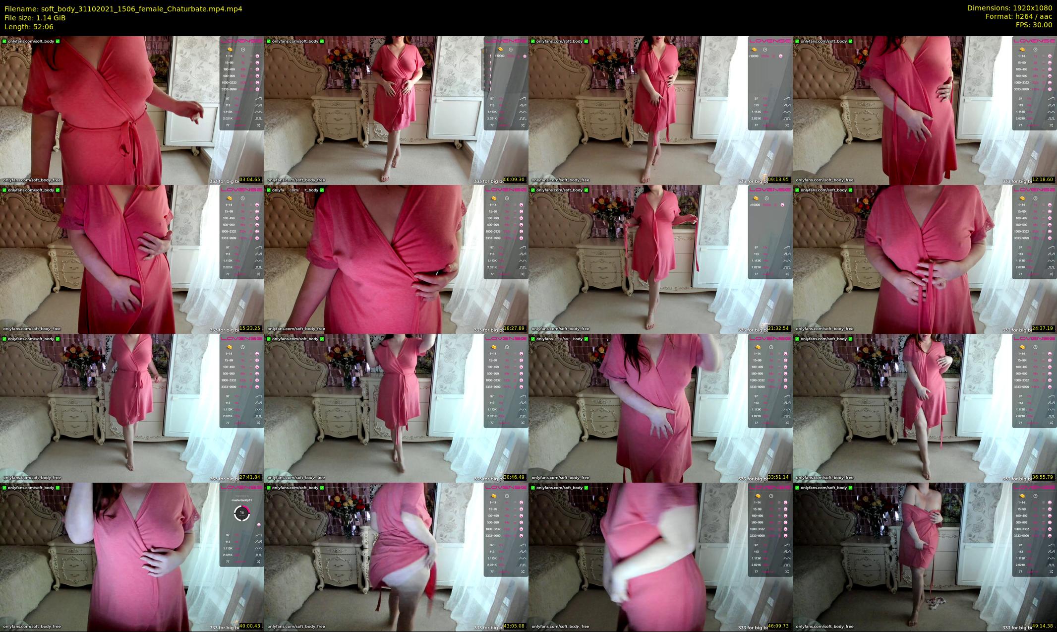 soft_body — 53 minute Chaturbate female cam show recording, 1080p, Oct 31, 2021