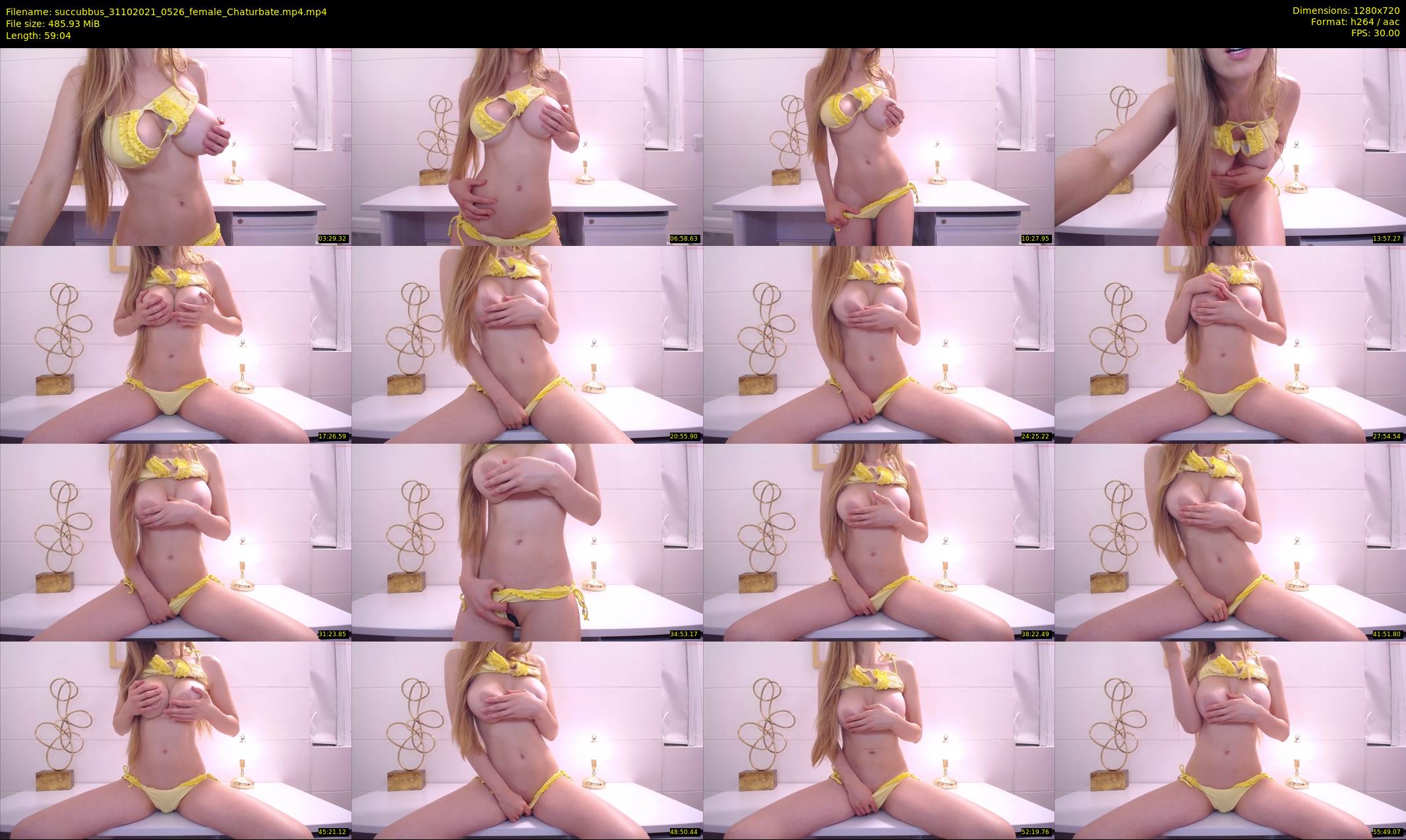 succubbus — 60 minute Chaturbate female cam show recording, 720p, Oct 31, 2021