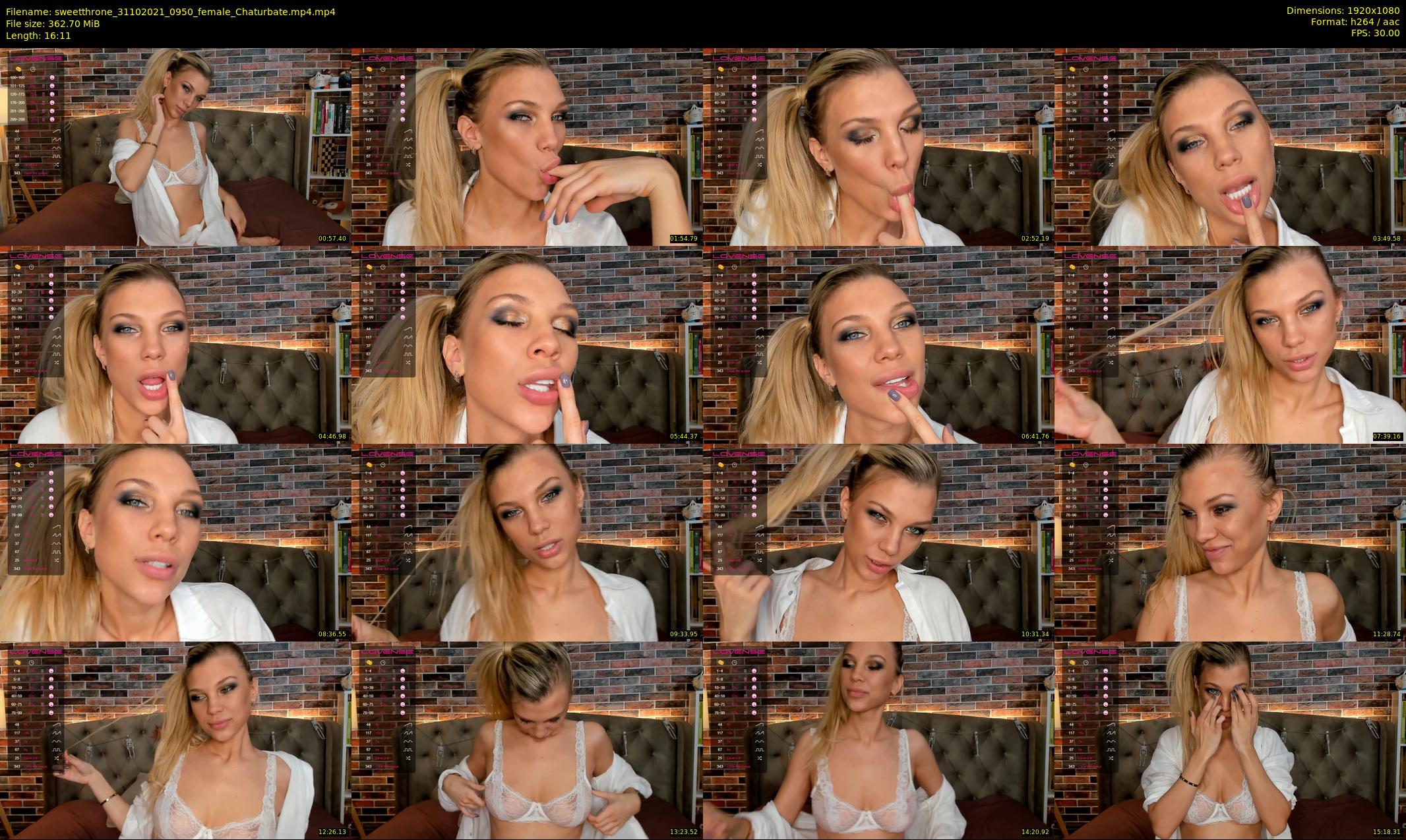 sweetthrone — 17 minute Chaturbate couple cam show recording, 1080p, Oct 31, 2021