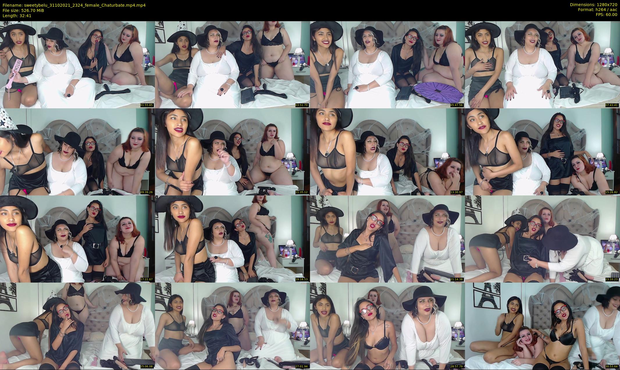 sweetybelu — 33 minute Chaturbate female cam show recording, 720p, Oct 31, 2021