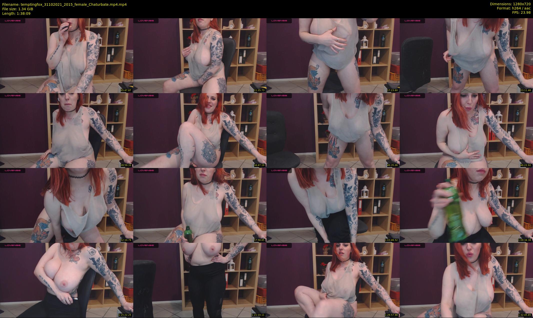 temptingfox — 99 minute Chaturbate female cam show recording, 720p, Oct 31, 2021