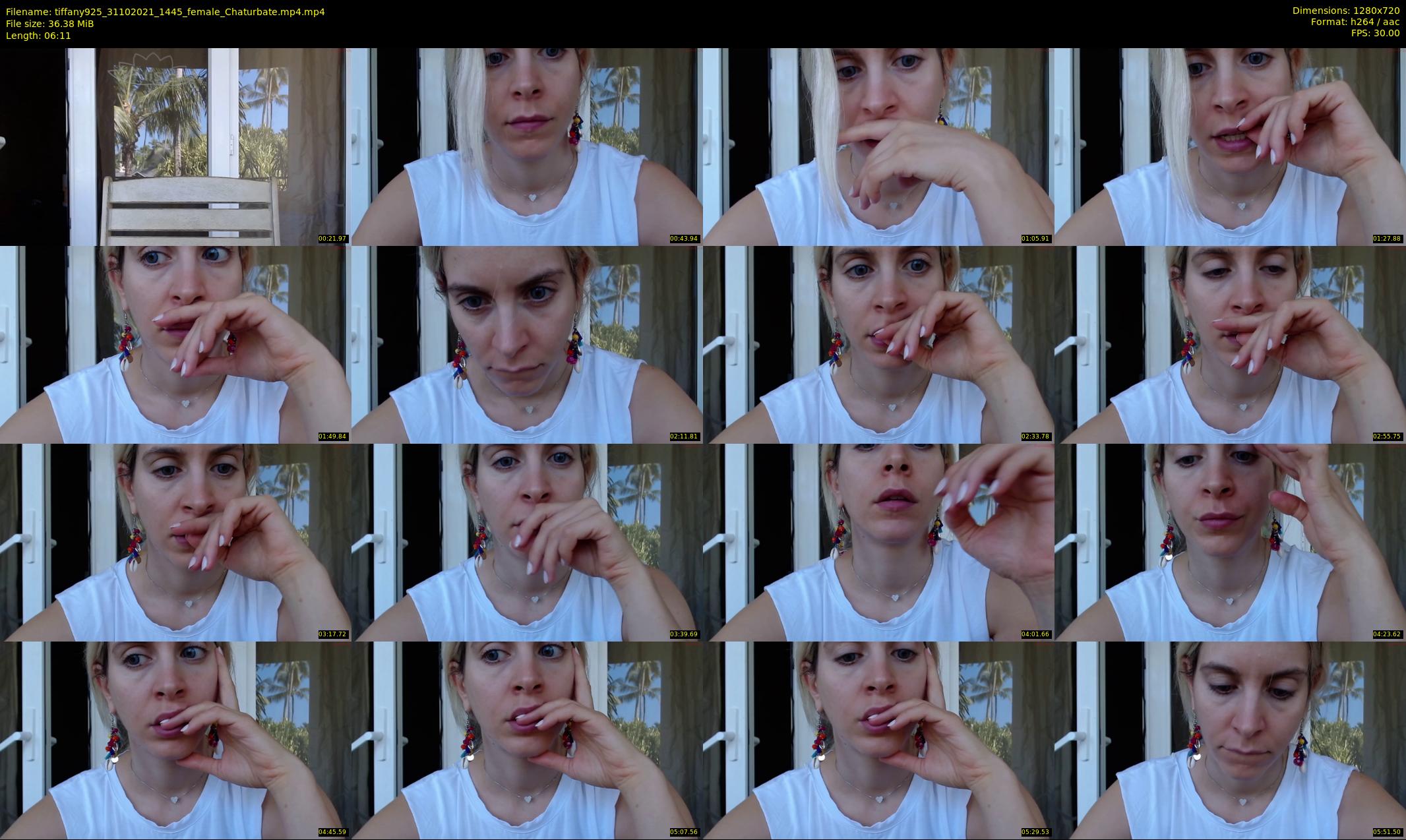 tiffany925 — 7 minute Chaturbate female cam show recording, 720p, Oct 31, 2021