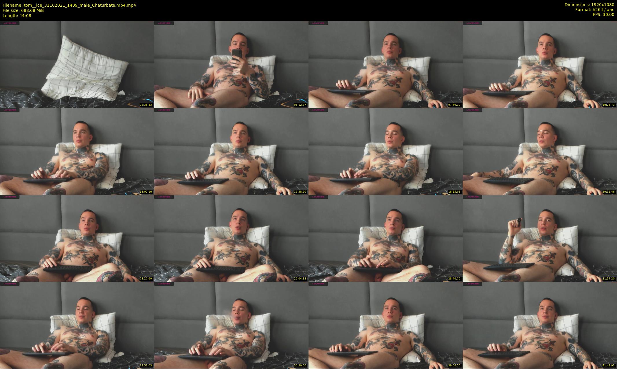 tom__ice — 45 minute Chaturbate male cam show recording, 1080p, Oct 31, 2021