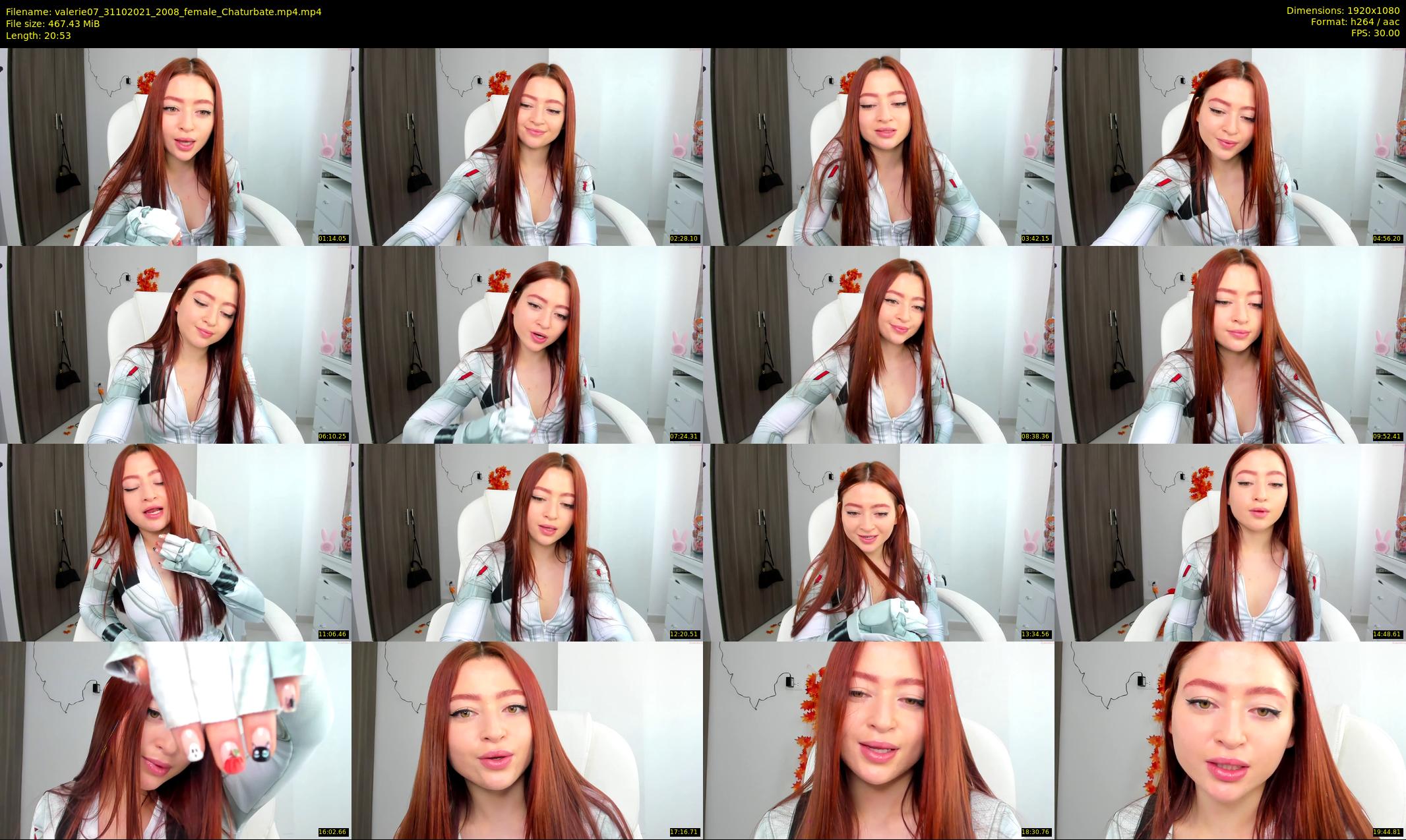 valerie07 — 21 minute Chaturbate female cam show recording, 1080p, Oct 31, 2021