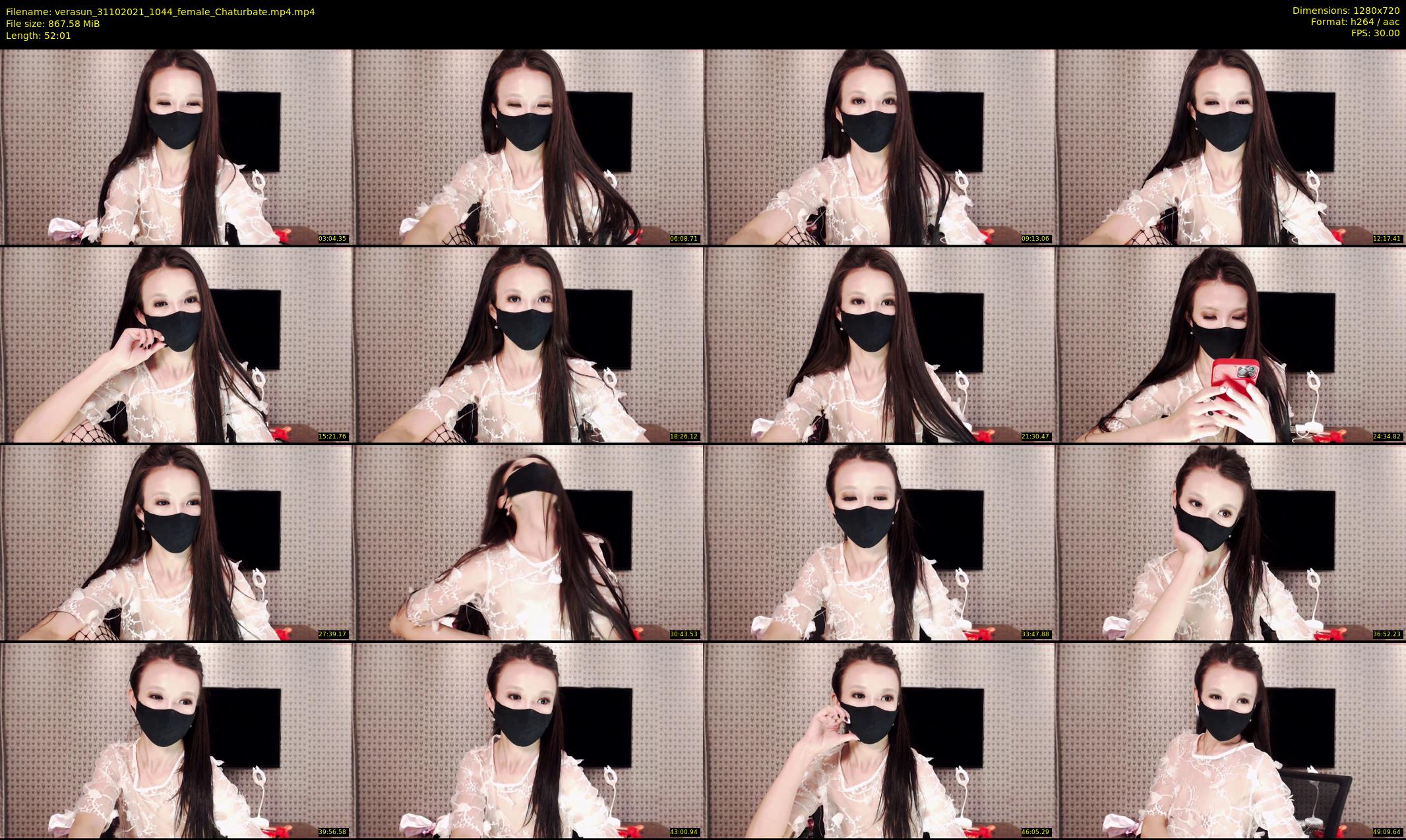 verasun — 53 minute Chaturbate female cam show recording, 720p, Oct 31, 2021