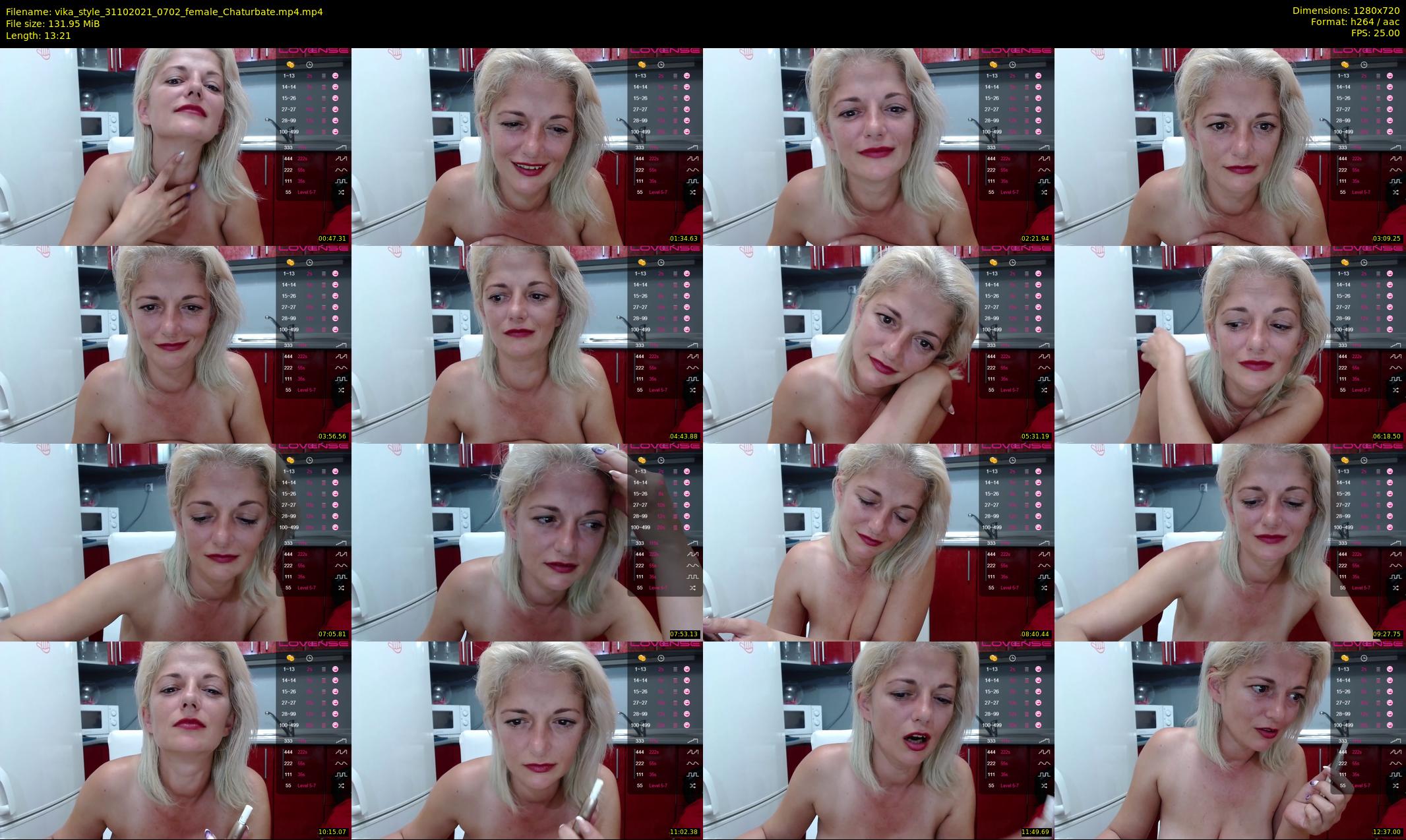 vika_style — 14 minute Chaturbate female cam show recording, 720p, Oct 31, 2021