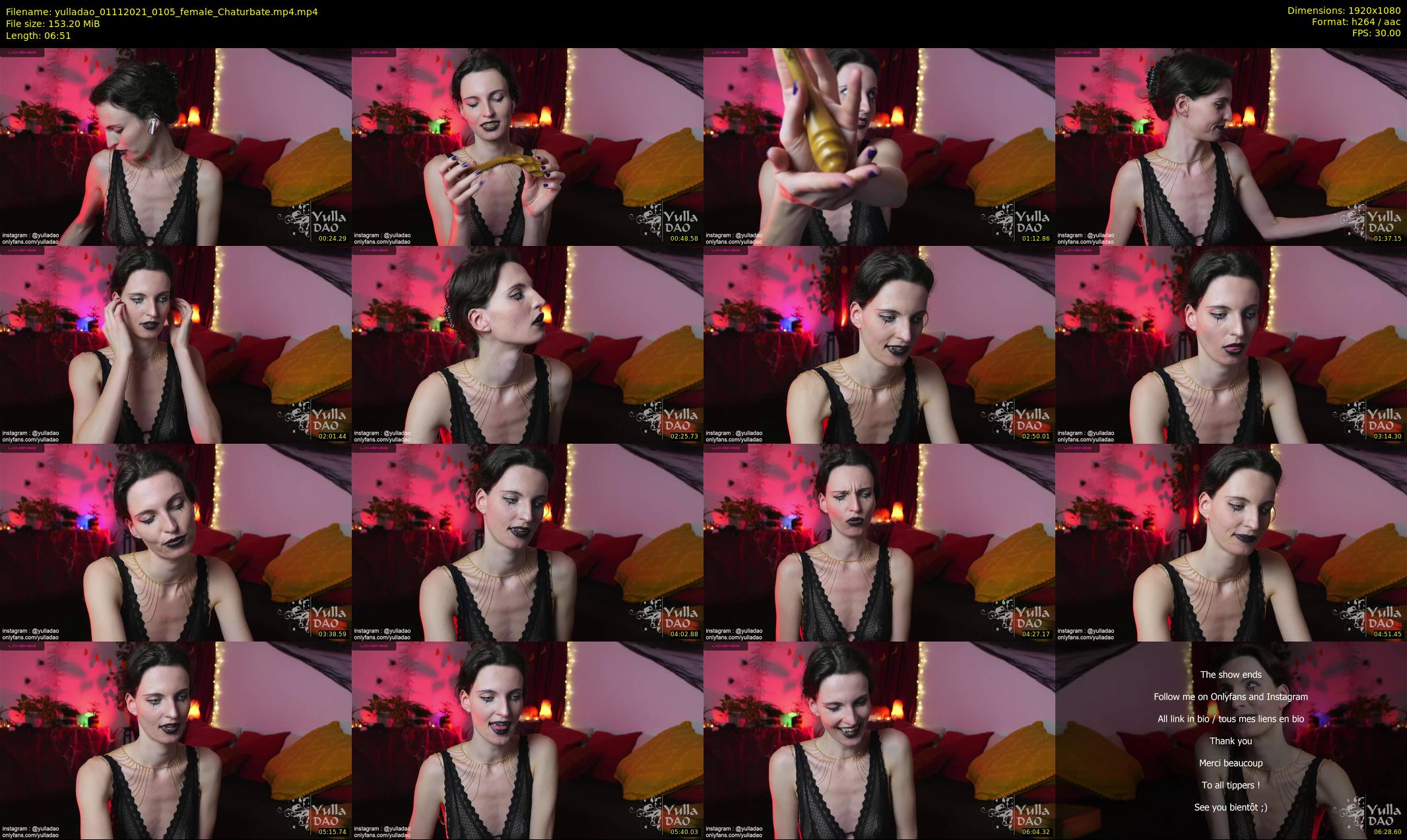 yulladao — 7 minute Chaturbate female cam show recording, 1080p, Nov 1, 2021