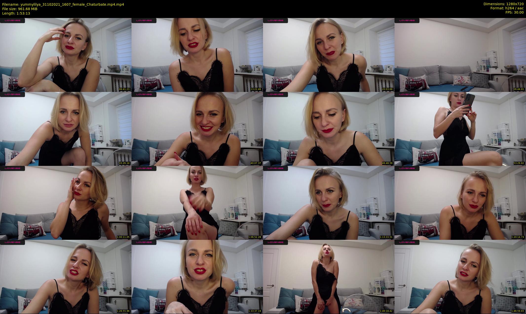 yummylilya — 114 minute Chaturbate female cam show recording, 720p, Oct 31, 2021