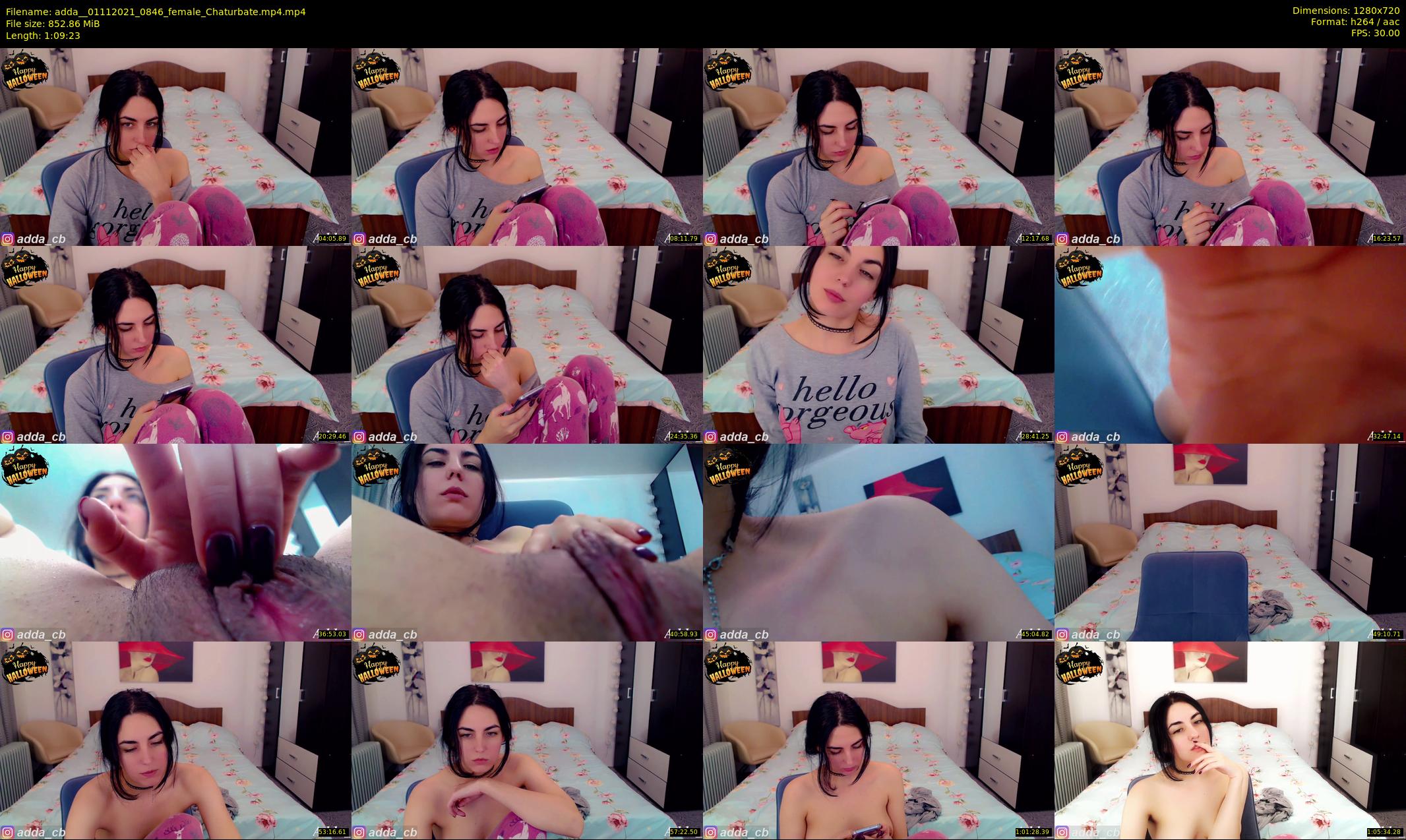 adda_ — 70 minute Chaturbate female cam show recording, 720p, Nov 1, 2021