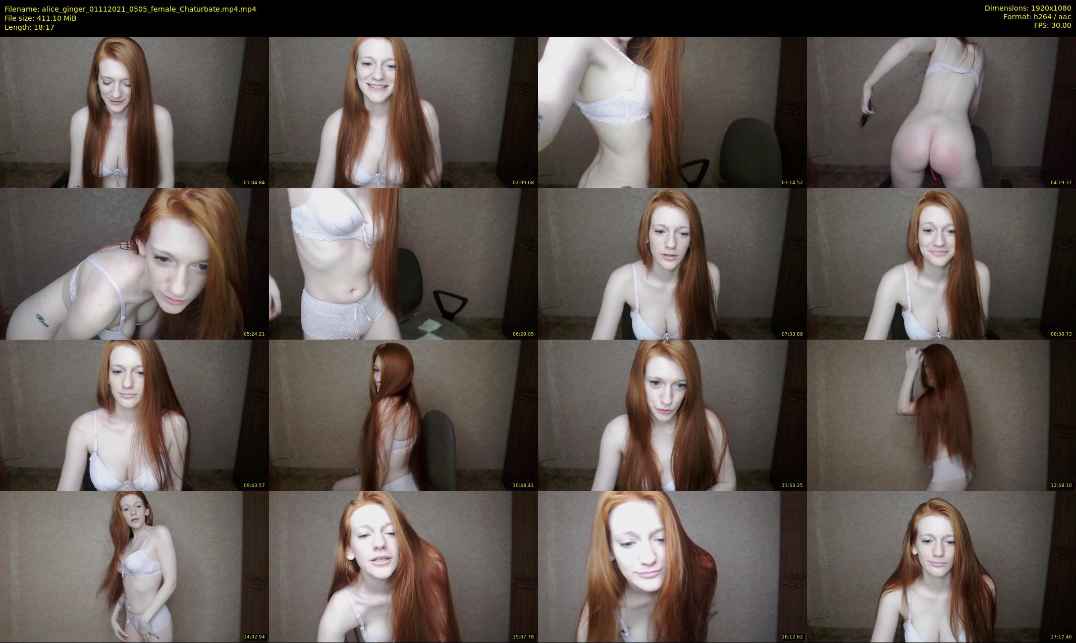alice_ginger — 19 minute Chaturbate female cam show recording, 1080p, Nov 1, 2021