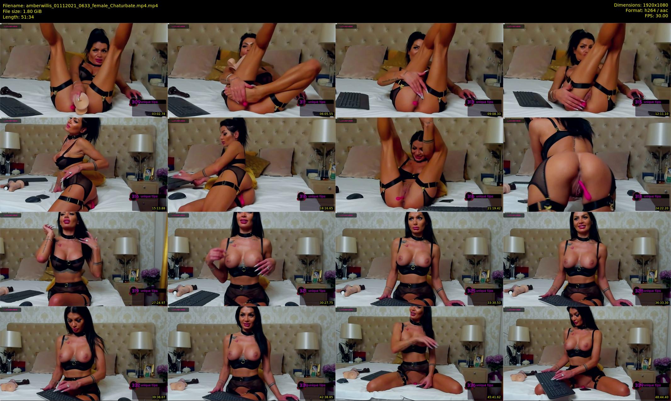 amberwillis — 52 minute Chaturbate female cam show recording, 1080p, Nov 1, 2021