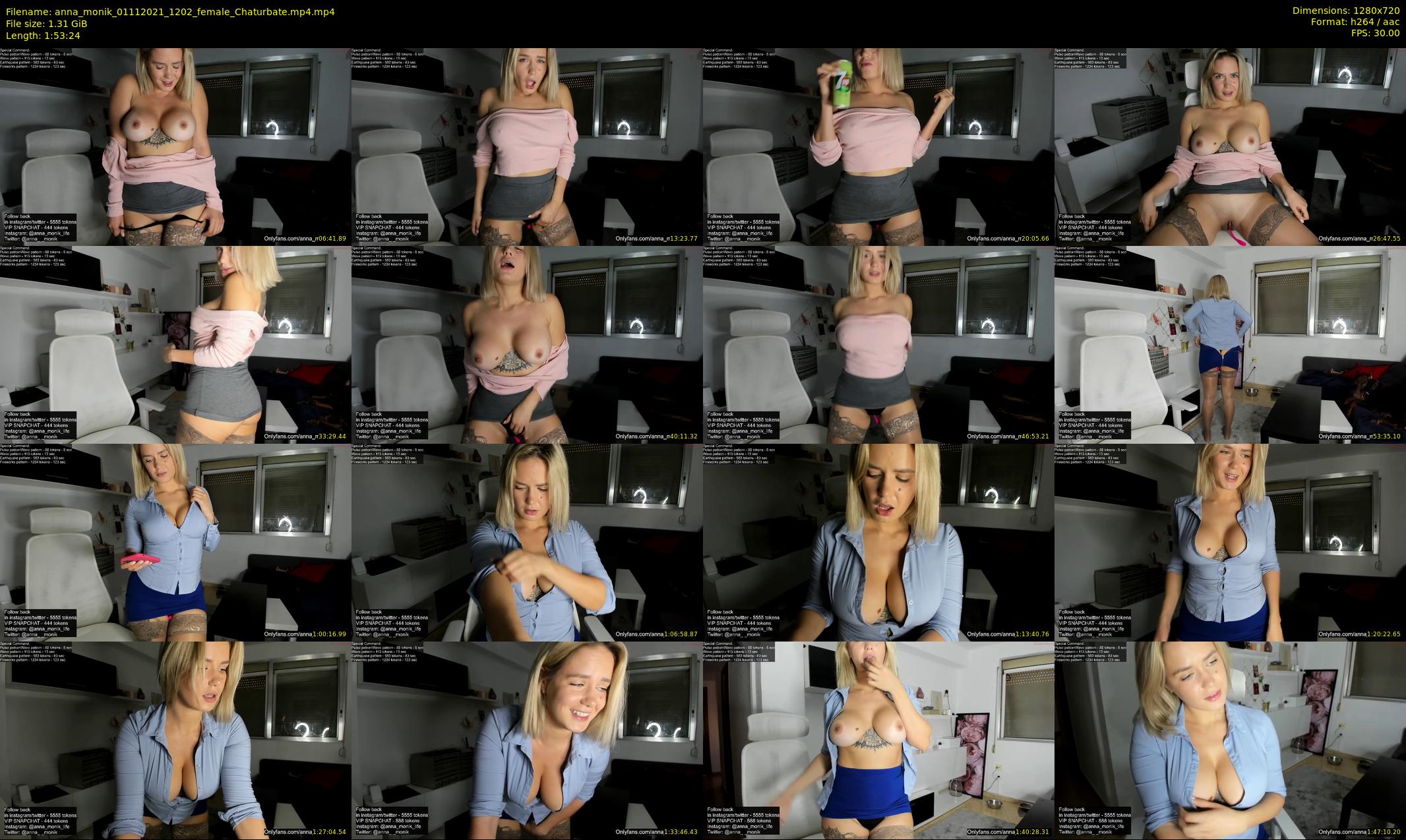 anna_monik — 114 minute Chaturbate couple cam show recording, 720p, Nov 1, 2021