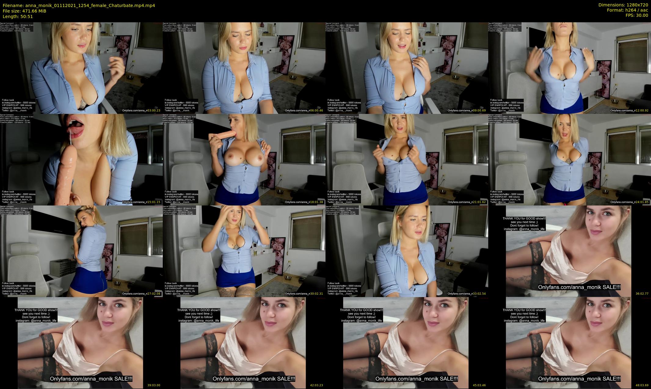 anna_monik — 51 minute Chaturbate couple cam show recording, 720p, Nov 1, 2021