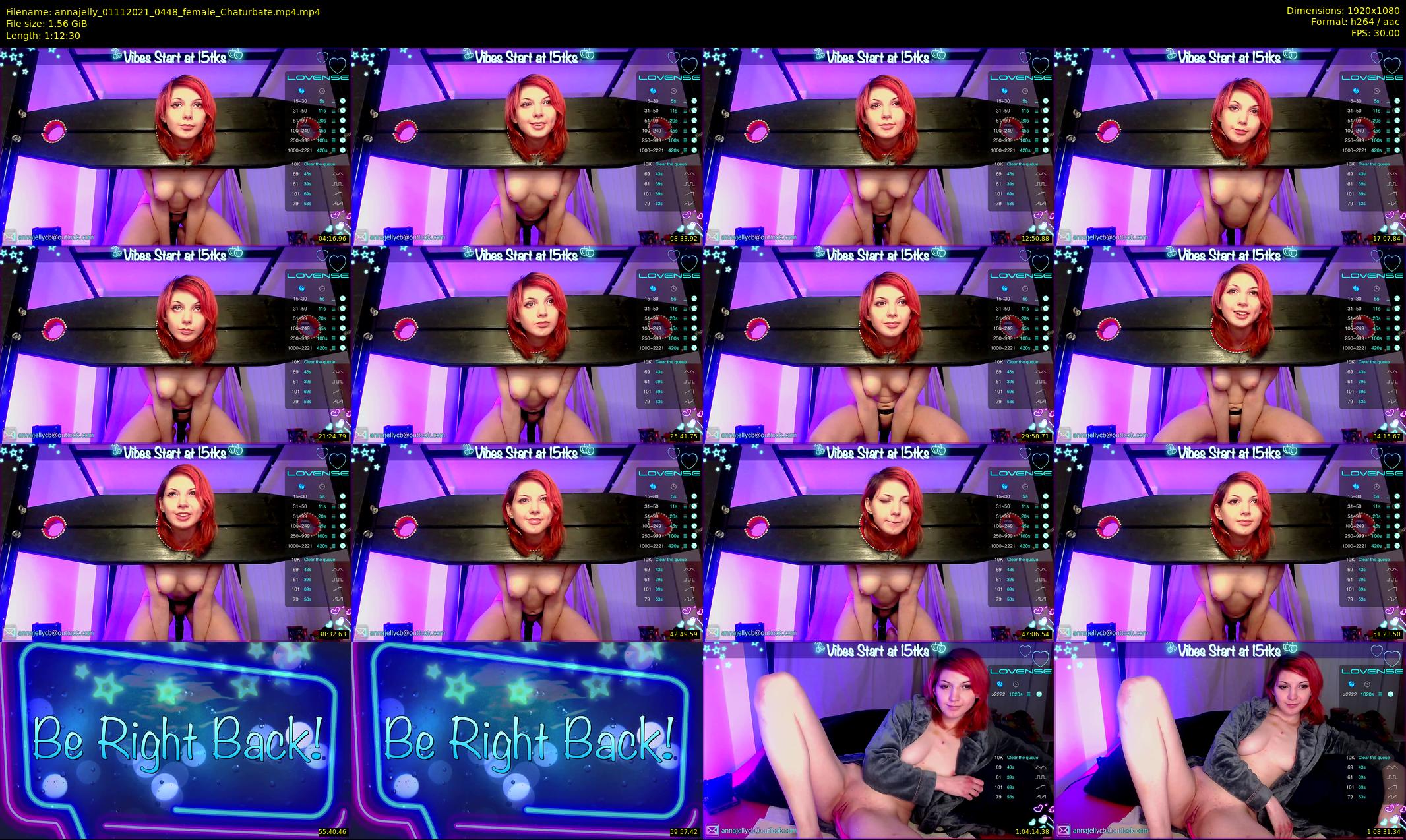 annajelly — 73 minute Chaturbate couple cam show recording, 1080p, Nov 1, 2021