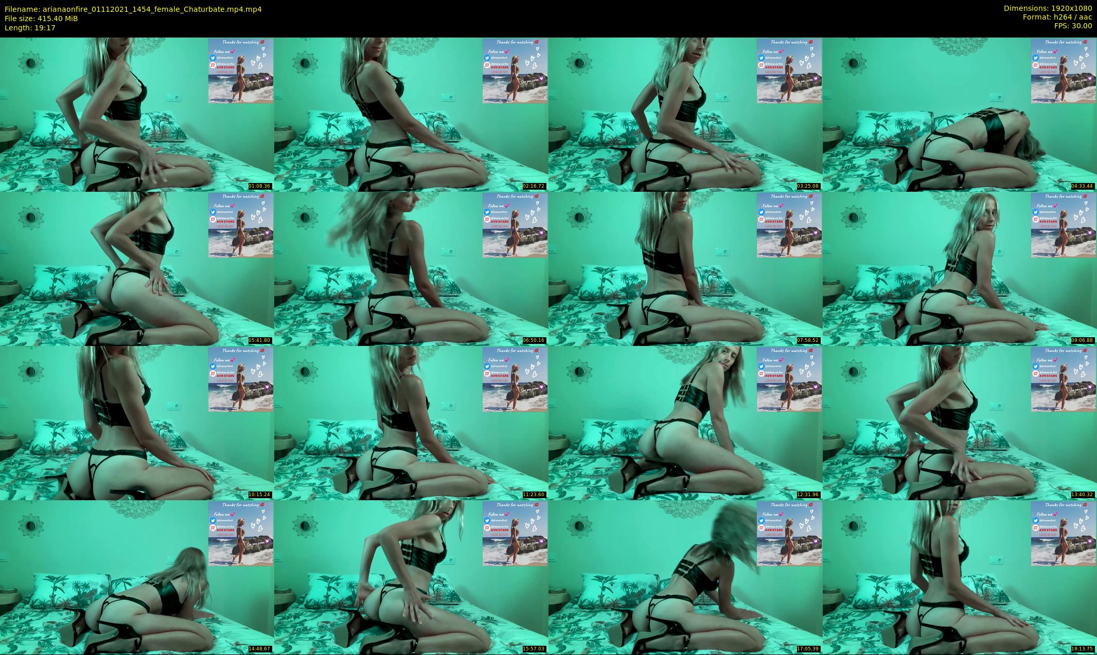 arianaonfire — 20 minute Chaturbate couple cam show recording, 1080p, Nov 1, 2021