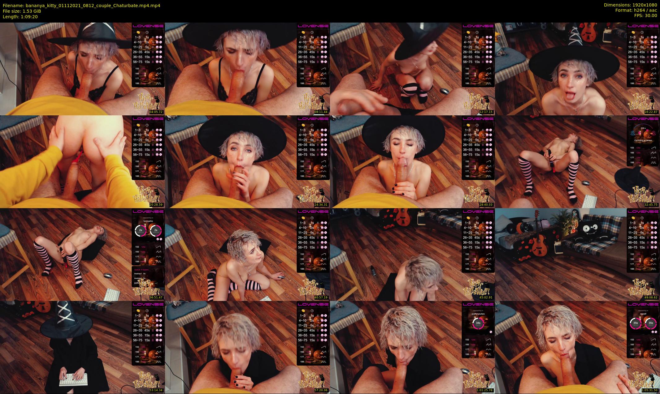 bananya_kitty — 70 minute Chaturbate couple cam show recording, 1080p, Nov 1, 2021