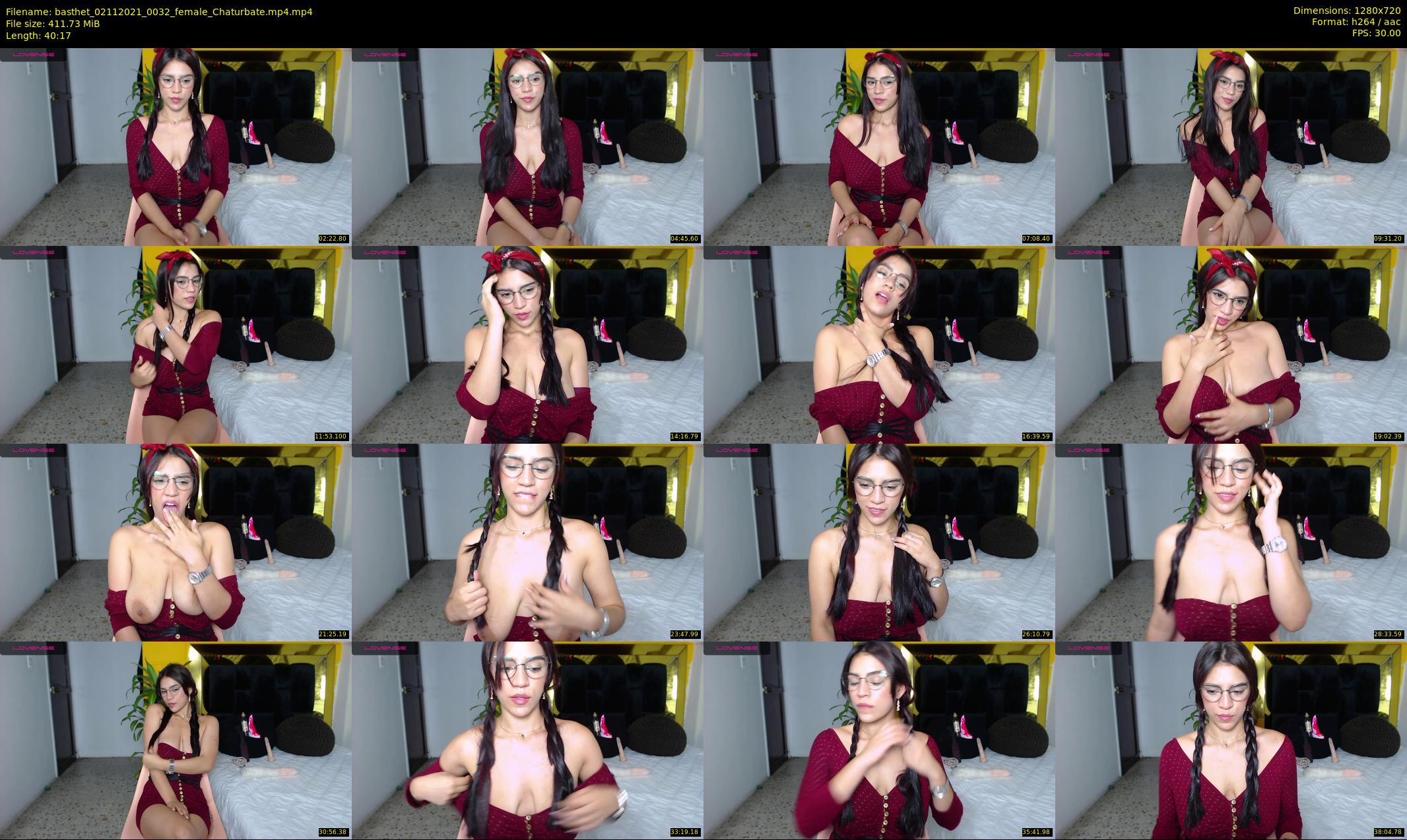 basthet — 41 minute Chaturbate female cam show recording, 720p, Nov 2, 2021