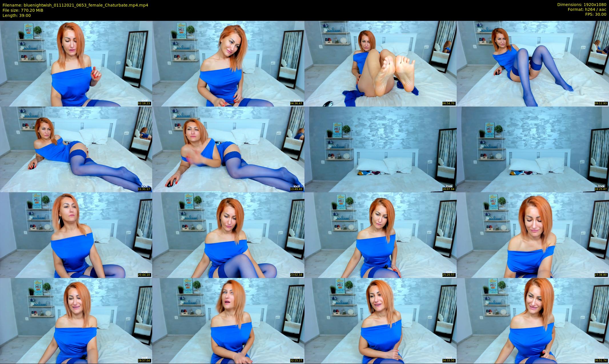 bluenightwish — 39 minute Chaturbate female cam show recording, 1080p, Nov 1, 2021
