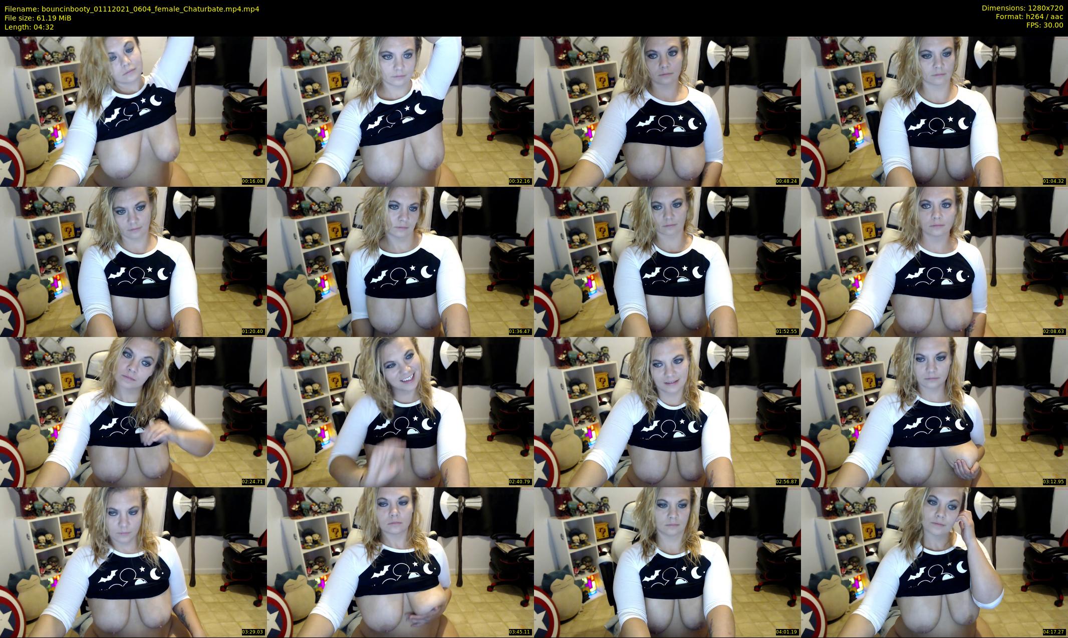 bouncinbooty — 5 minute Chaturbate female cam show recording, 720p, Nov 1, 2021