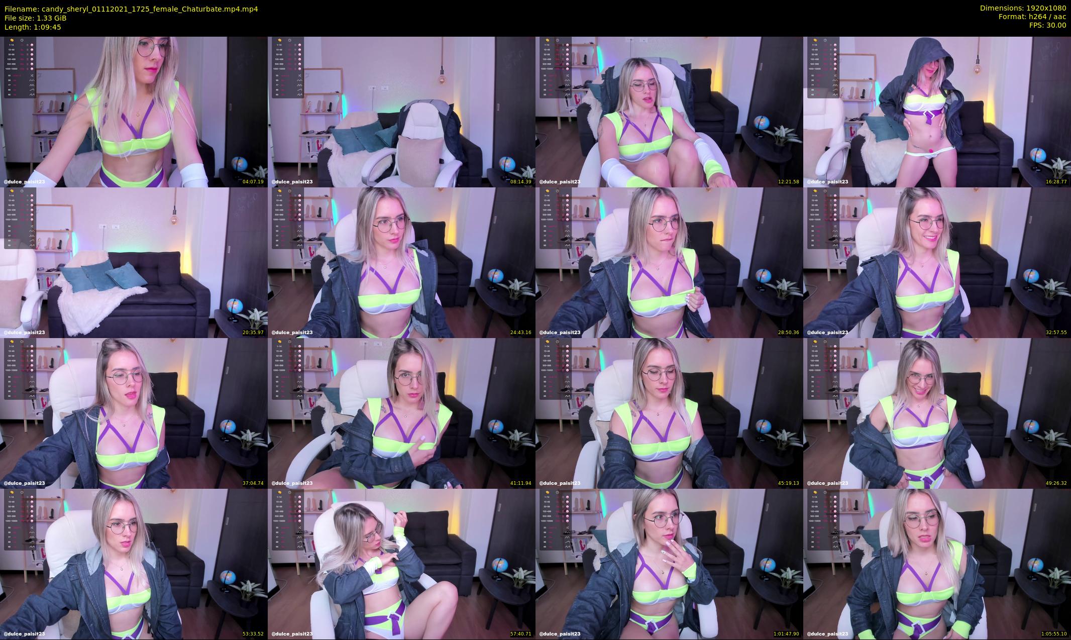 candy_sheryl — 70 minute Chaturbate female cam show recording, 1080p, Nov 1, 2021