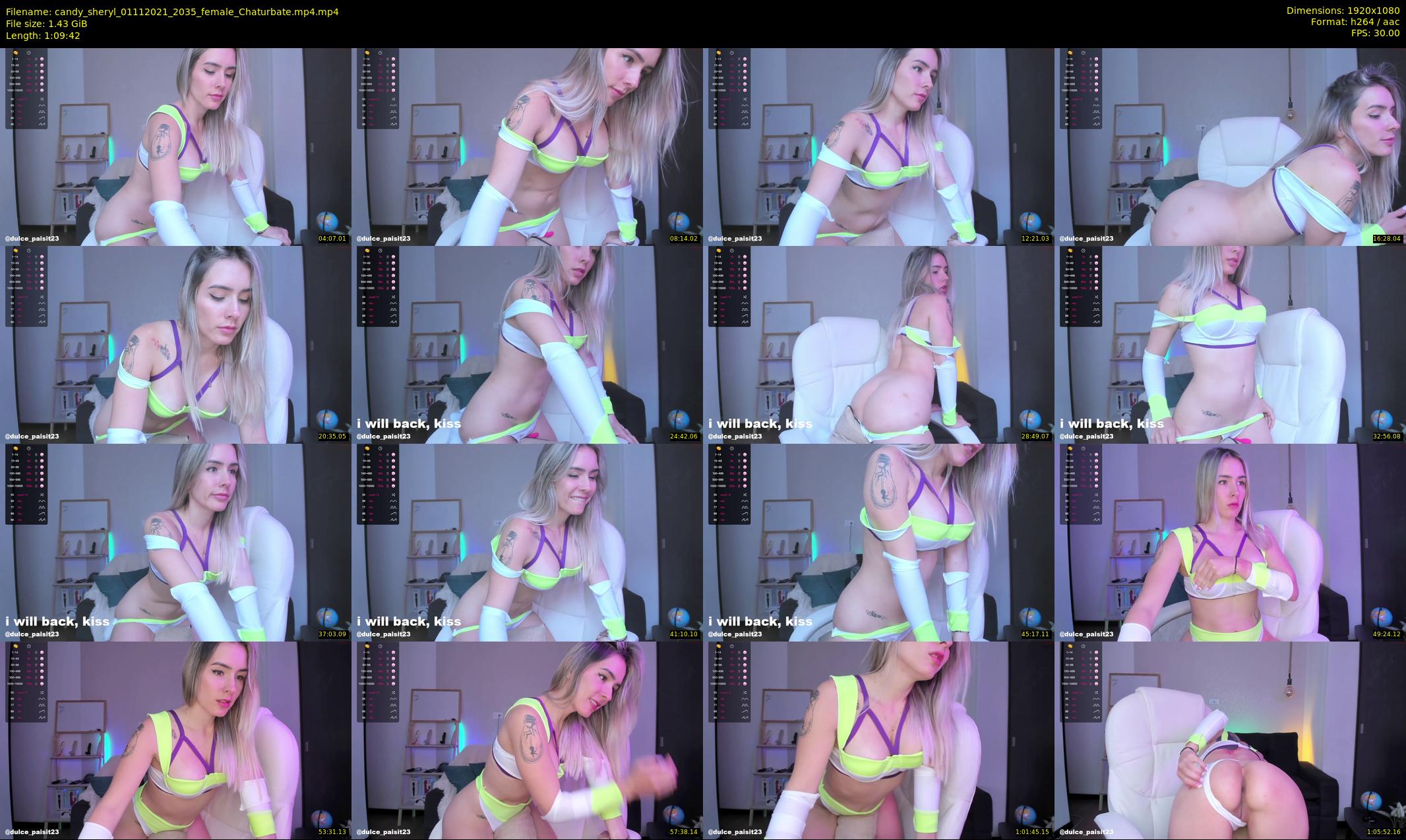 candy_sheryl — 70 minute Chaturbate female cam show recording, 1080p, Nov 1, 2021