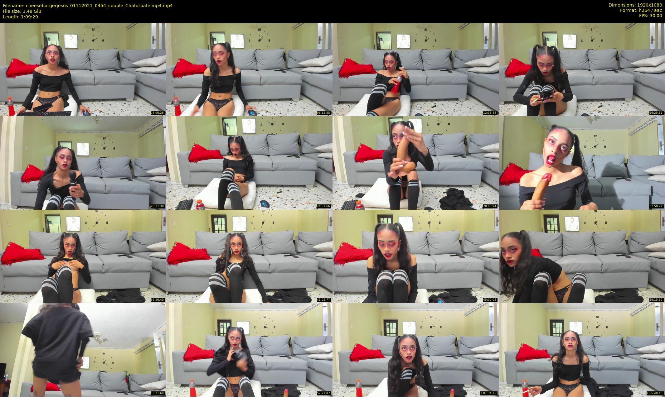 cheeseburgerjesus — 70 minute Chaturbate couple cam show recording, 1080p, Nov 1, 2021
