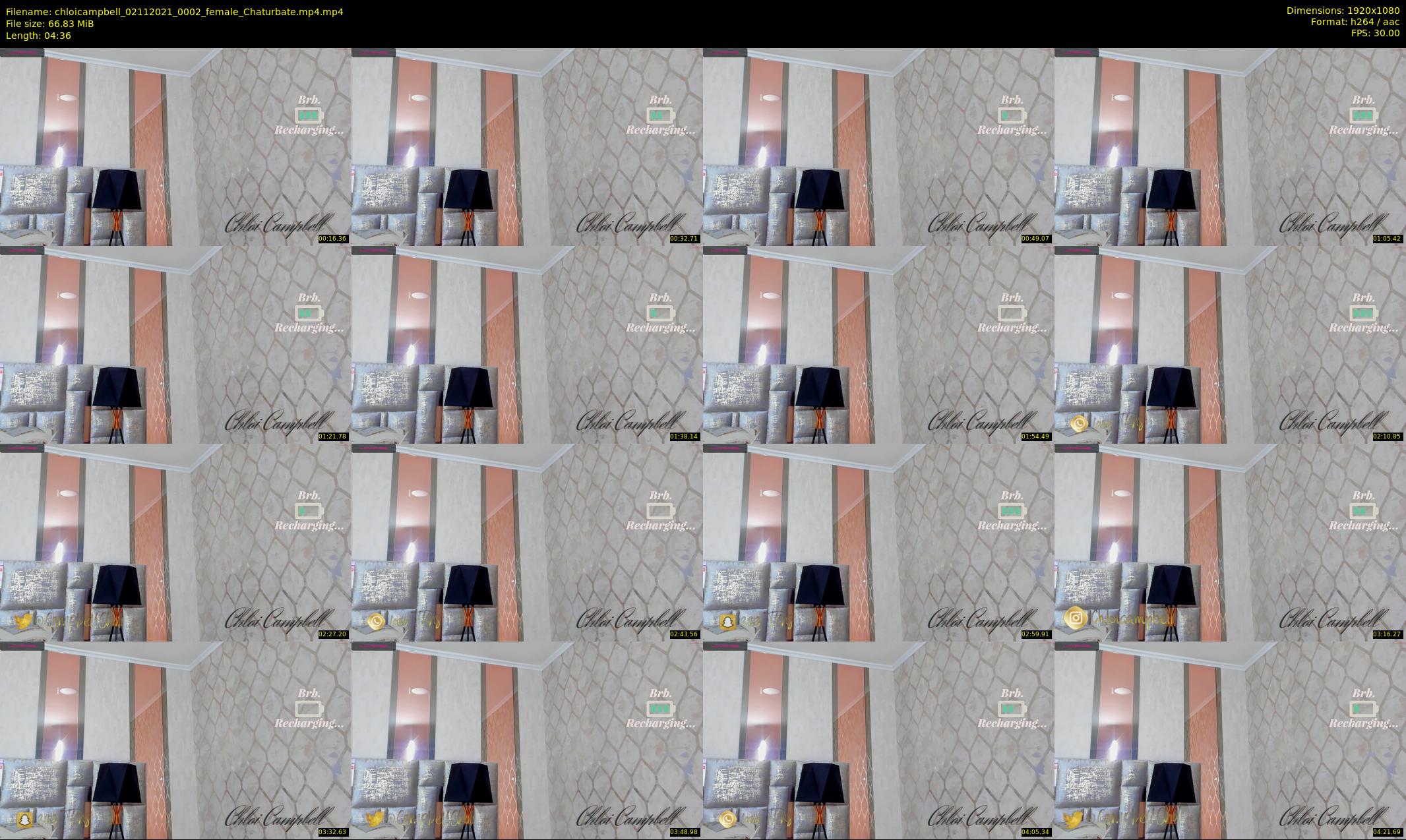 chloicampbell — 5 minute Chaturbate female cam show recording, 1080p, Nov 2, 2021