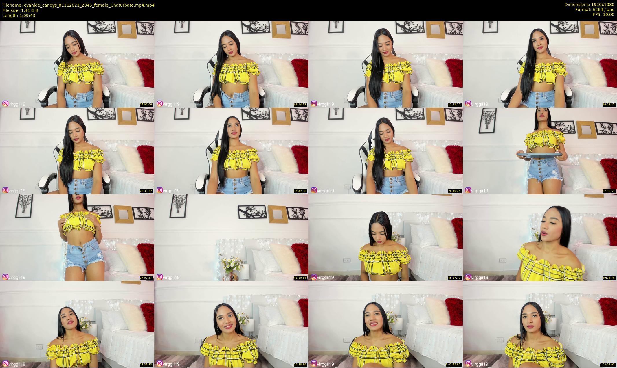 cyanide_candys — 70 minute Chaturbate female cam show recording, 1080p, Nov 1, 2021