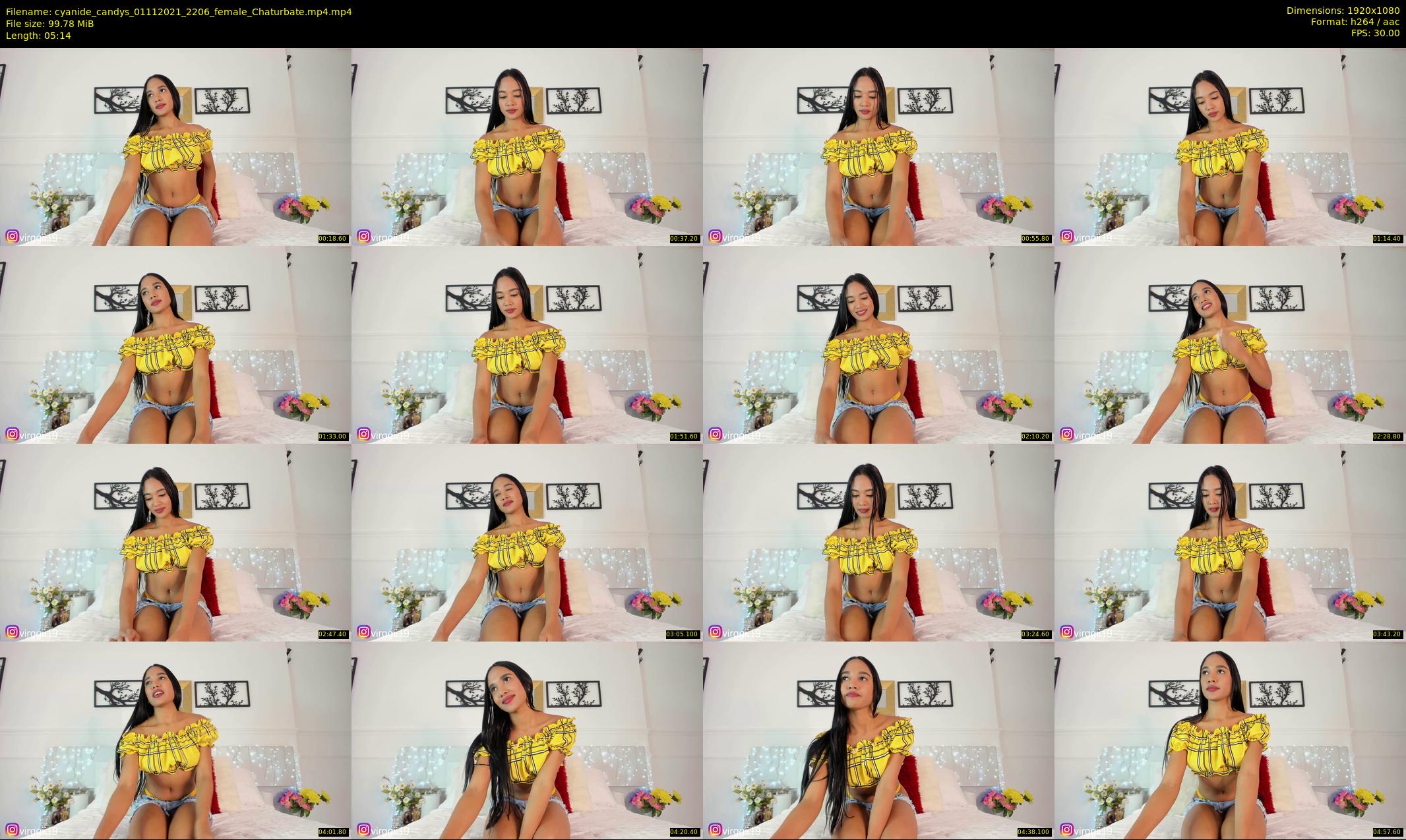 cyanide_candys — 6 minute Chaturbate female cam show recording, 1080p, Nov 1, 2021