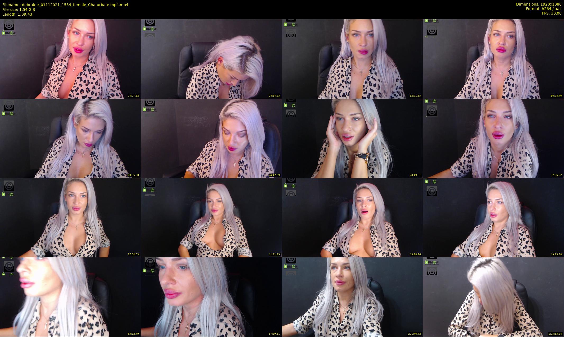 debralee — 70 minute Chaturbate female cam show recording, 1080p, Nov 1, 2021