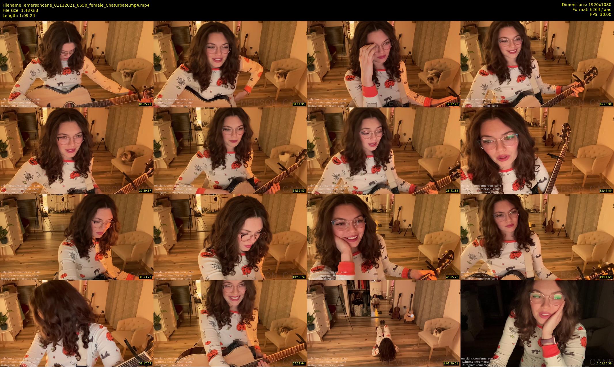 emersoncane — 70 minute Chaturbate female cam show recording, 1080p, Nov 1, 2021