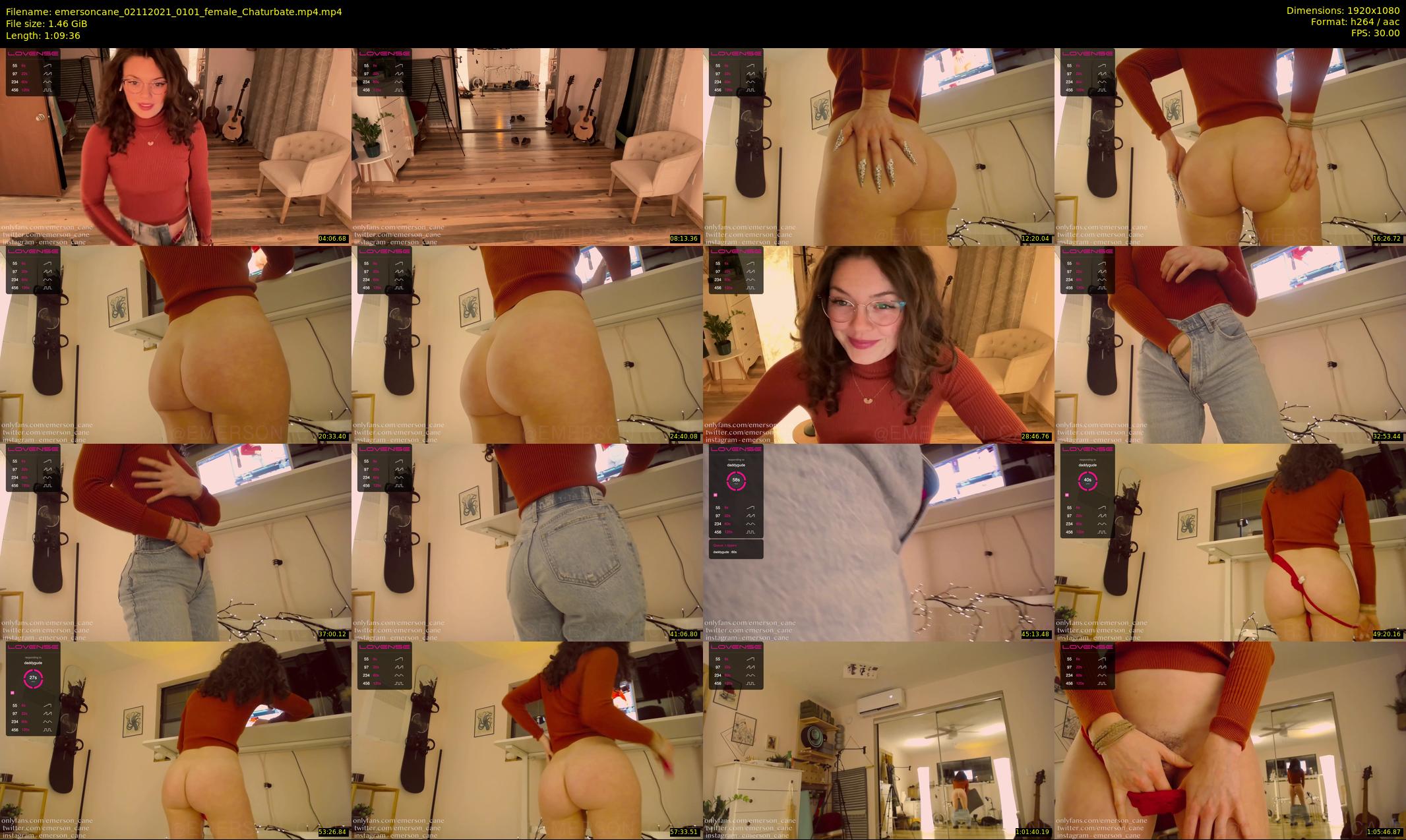 emersoncane — 70 minute Chaturbate female cam show recording, 1080p, Nov 2, 2021