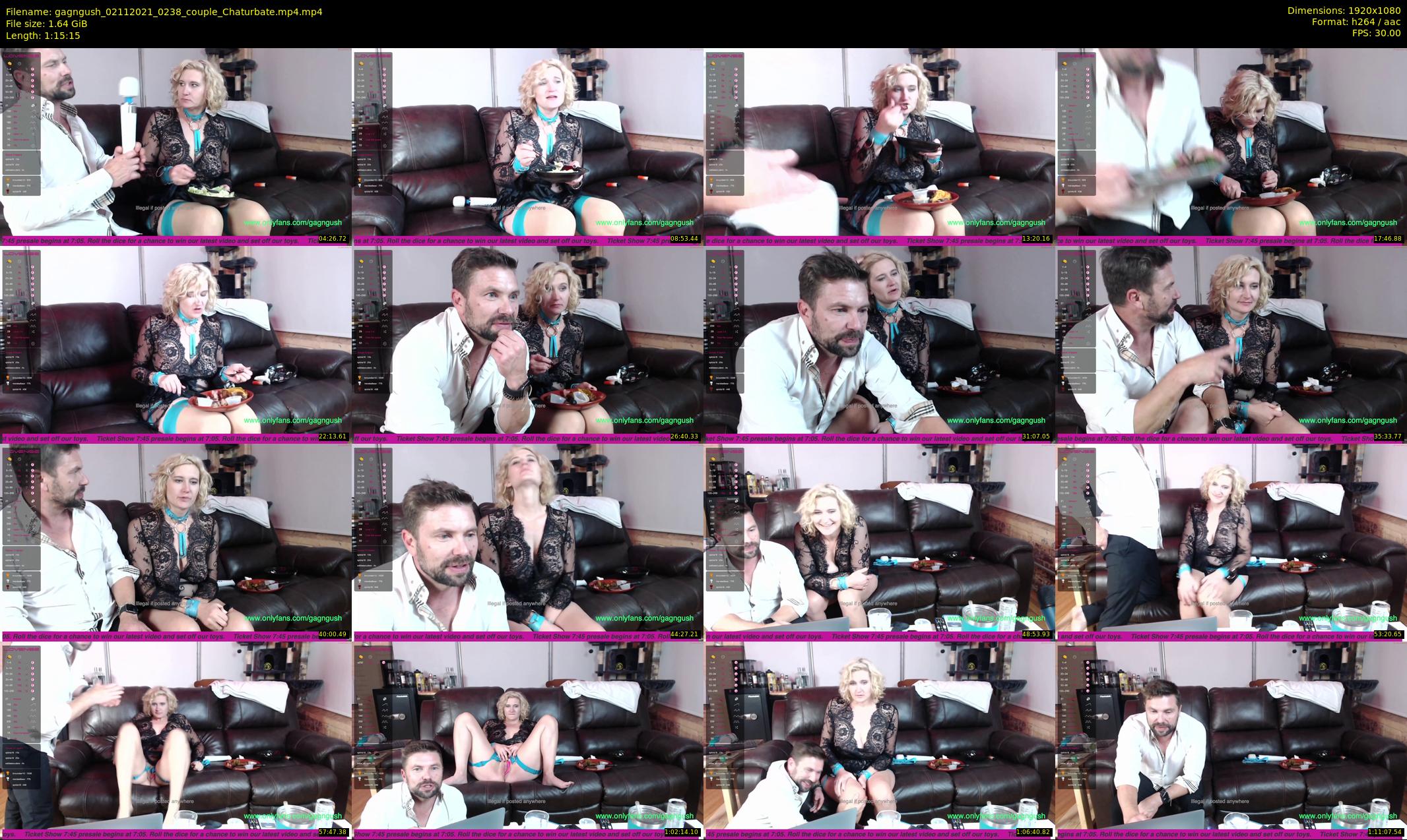 gagngush — 76 minute Chaturbate couple cam show recording, 1080p, Nov 2, 2021