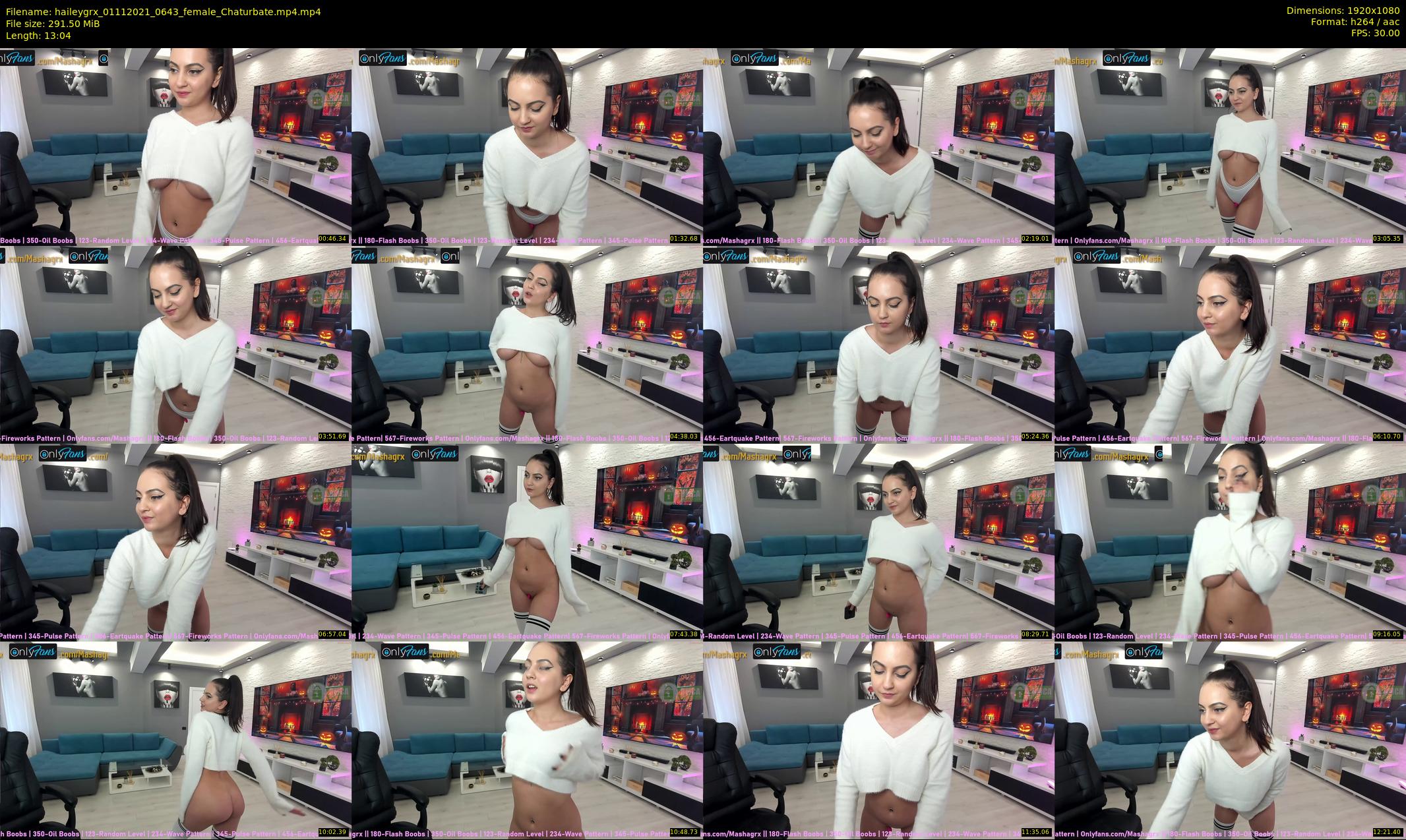 haileygrx — 14 minute Chaturbate female cam show recording, 1080p, Nov 1, 2021