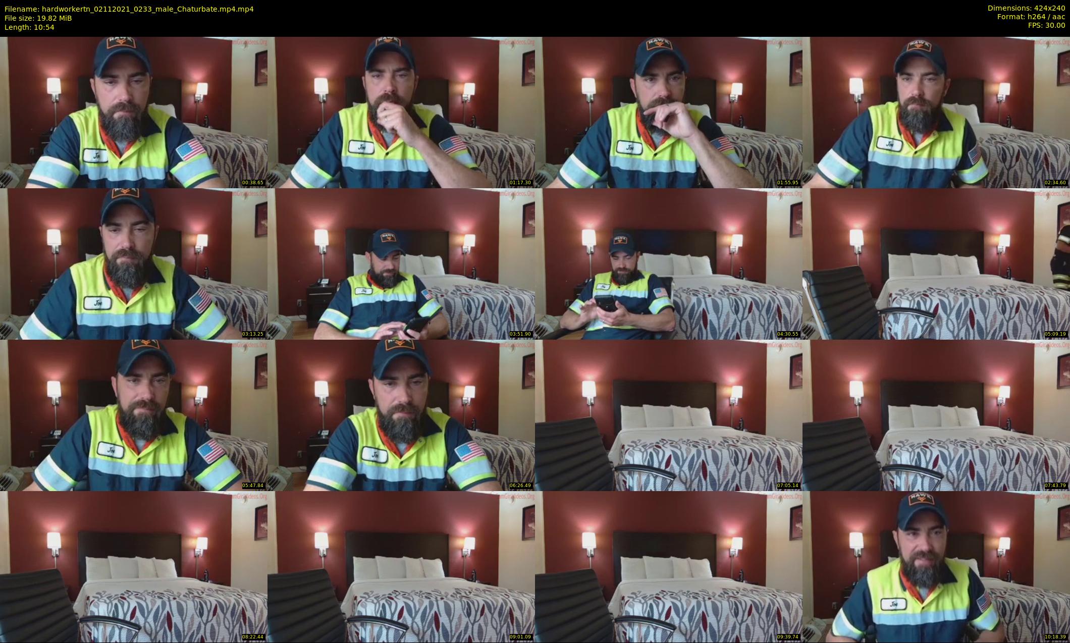 hardworkertn — 11 minute Chaturbate male cam show recording, SD, Nov 2, 2021