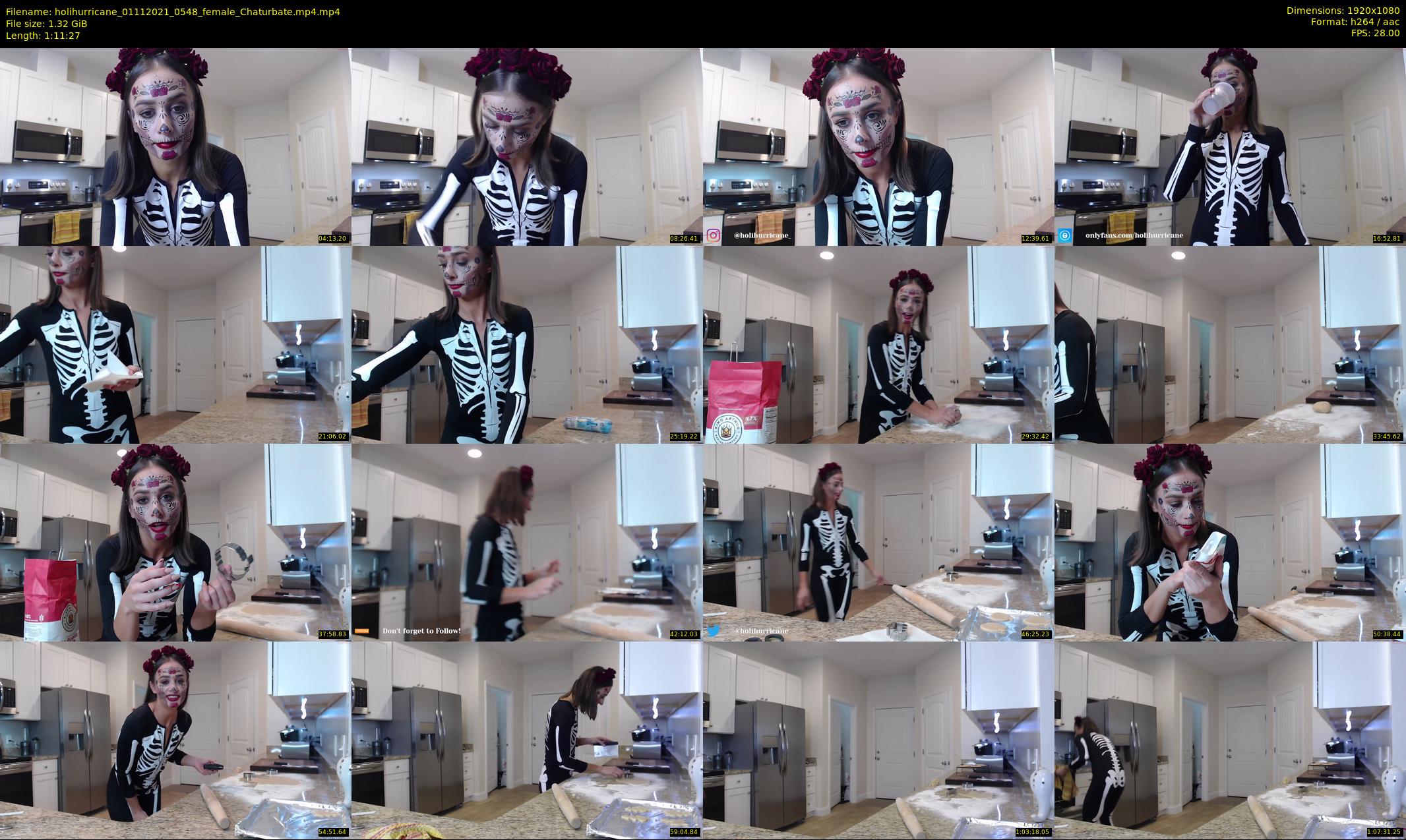 holihurricane — 72 minute Chaturbate female cam show recording, 1080p, Nov 1, 2021