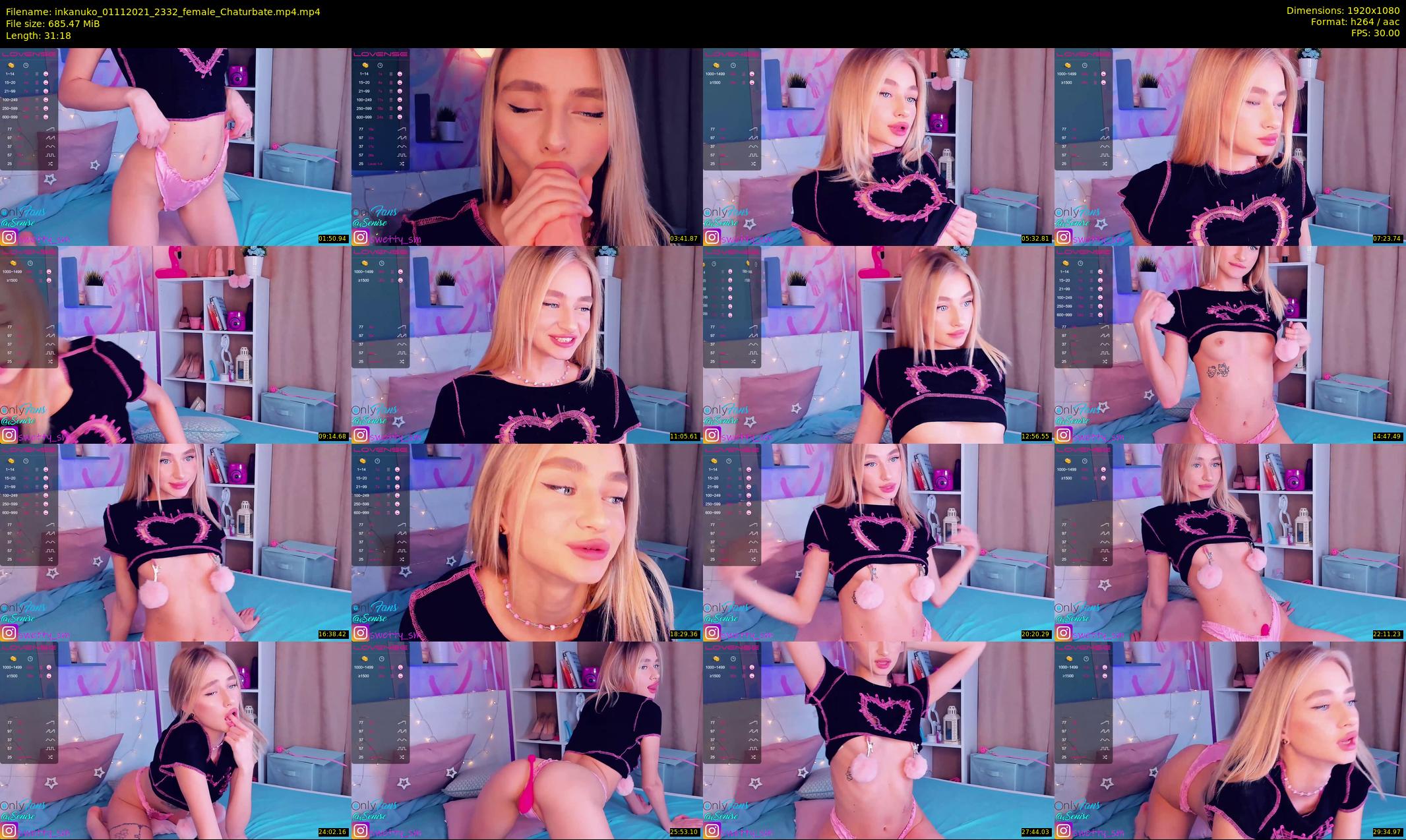inkanuko — 32 minute Chaturbate couple cam show recording, 1080p, Nov 1, 2021