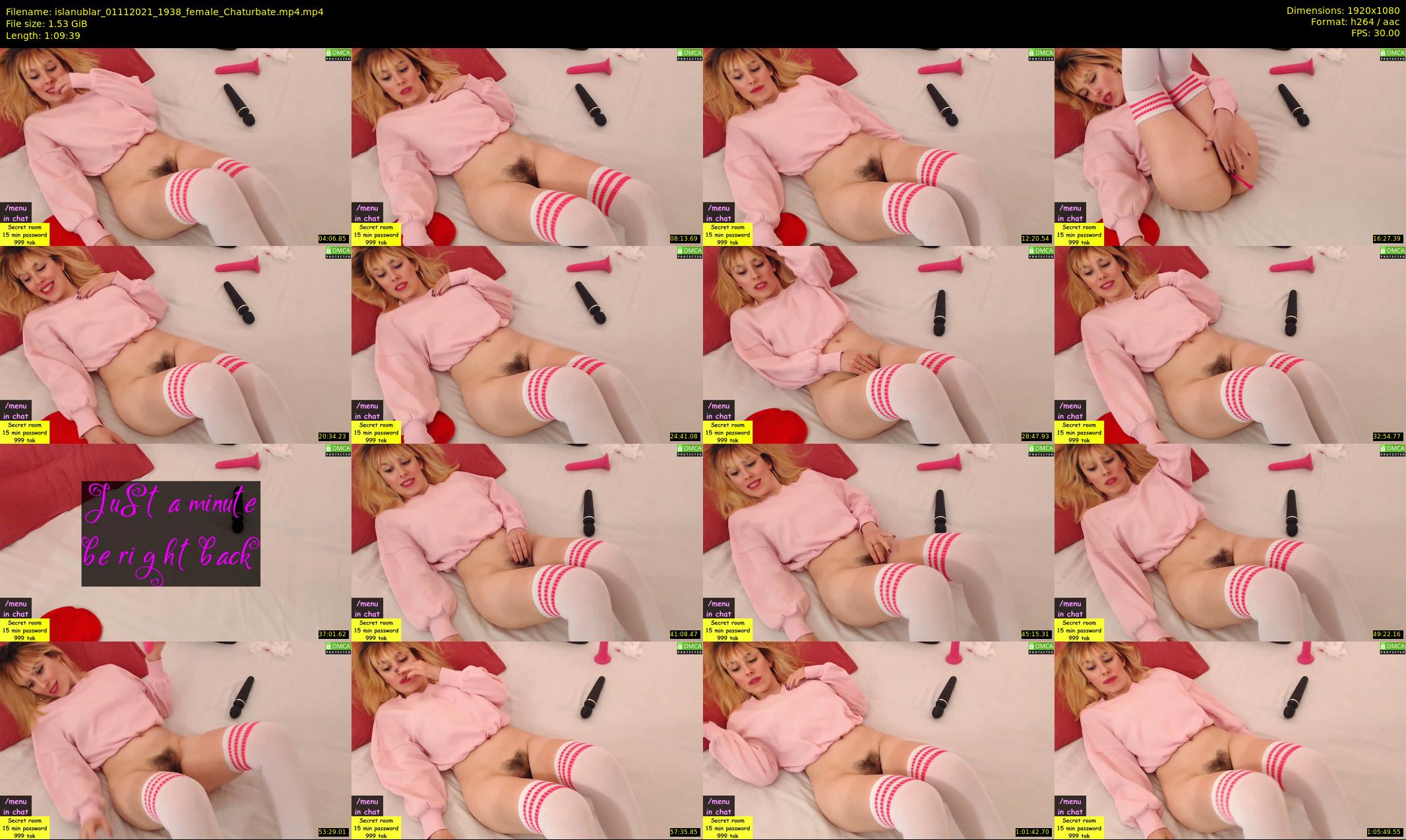 islanublar — 70 minute Chaturbate female cam show recording, 1080p, Nov 1, 2021