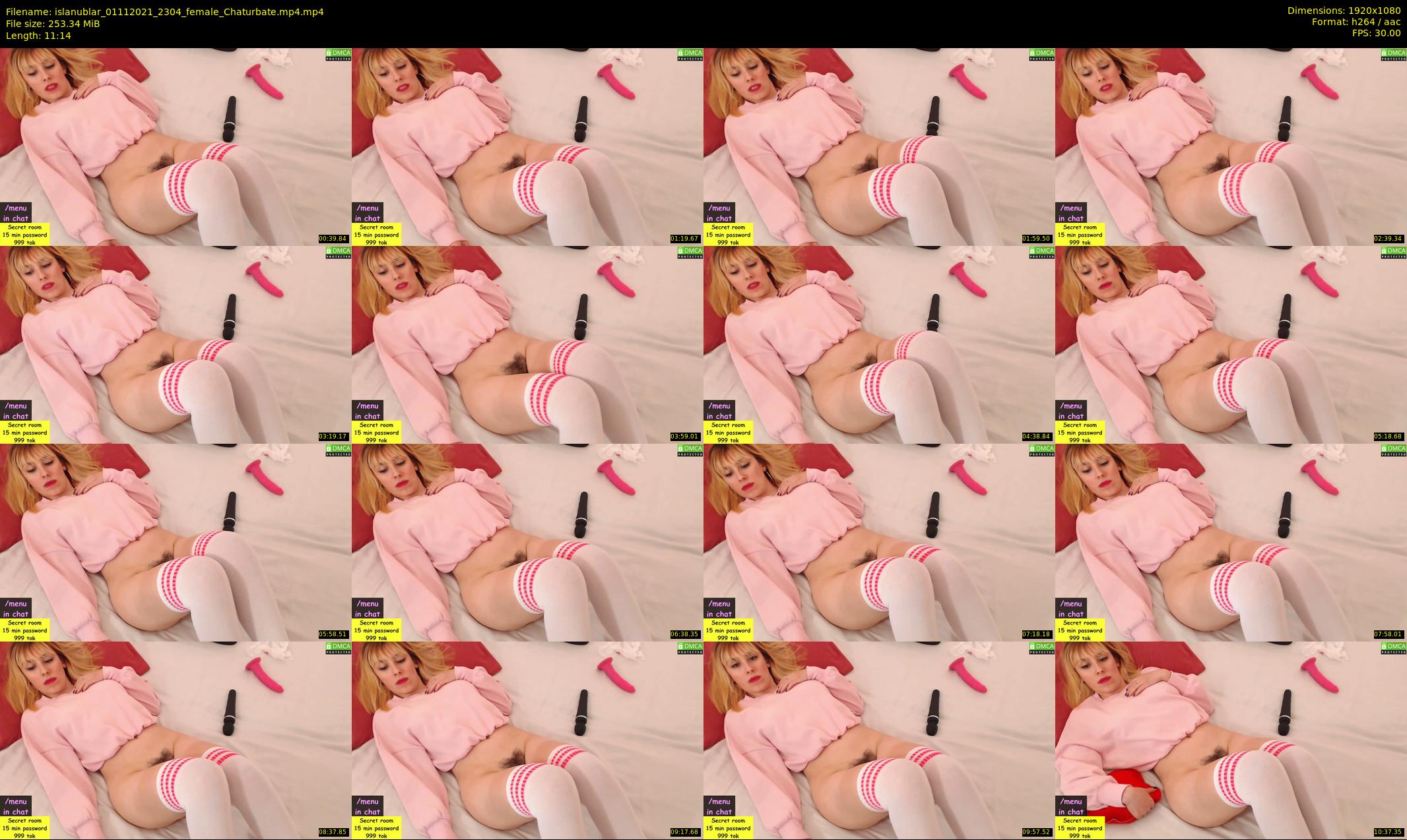 islanublar — 12 minute Chaturbate female cam show recording, 1080p, Nov 1, 2021