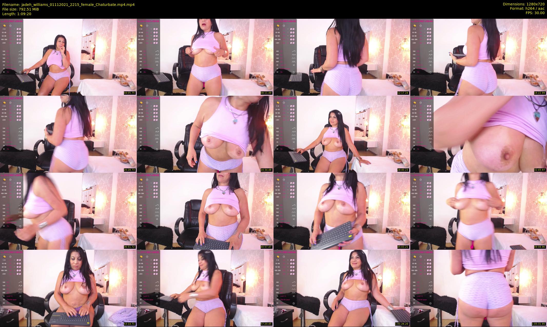 jadeh_williams — 70 minute Chaturbate female cam show recording, 720p, Nov 1, 2021