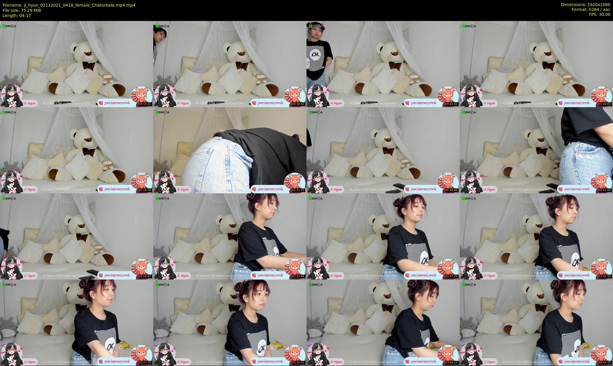 ji_hyun — 5 minute Chaturbate female cam show recording, 1080p, Nov 2, 2021