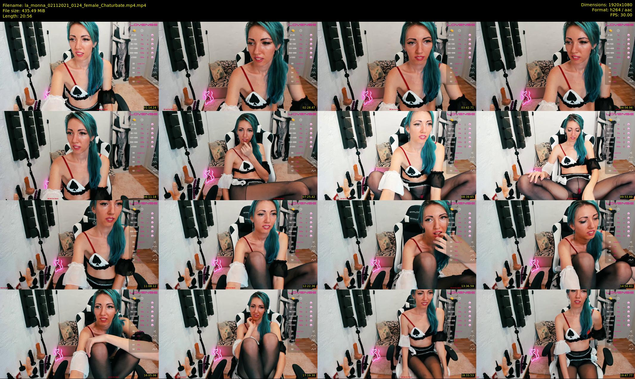 la_monna — 21 minute Chaturbate female cam show recording, 1080p, Nov 2, 2021