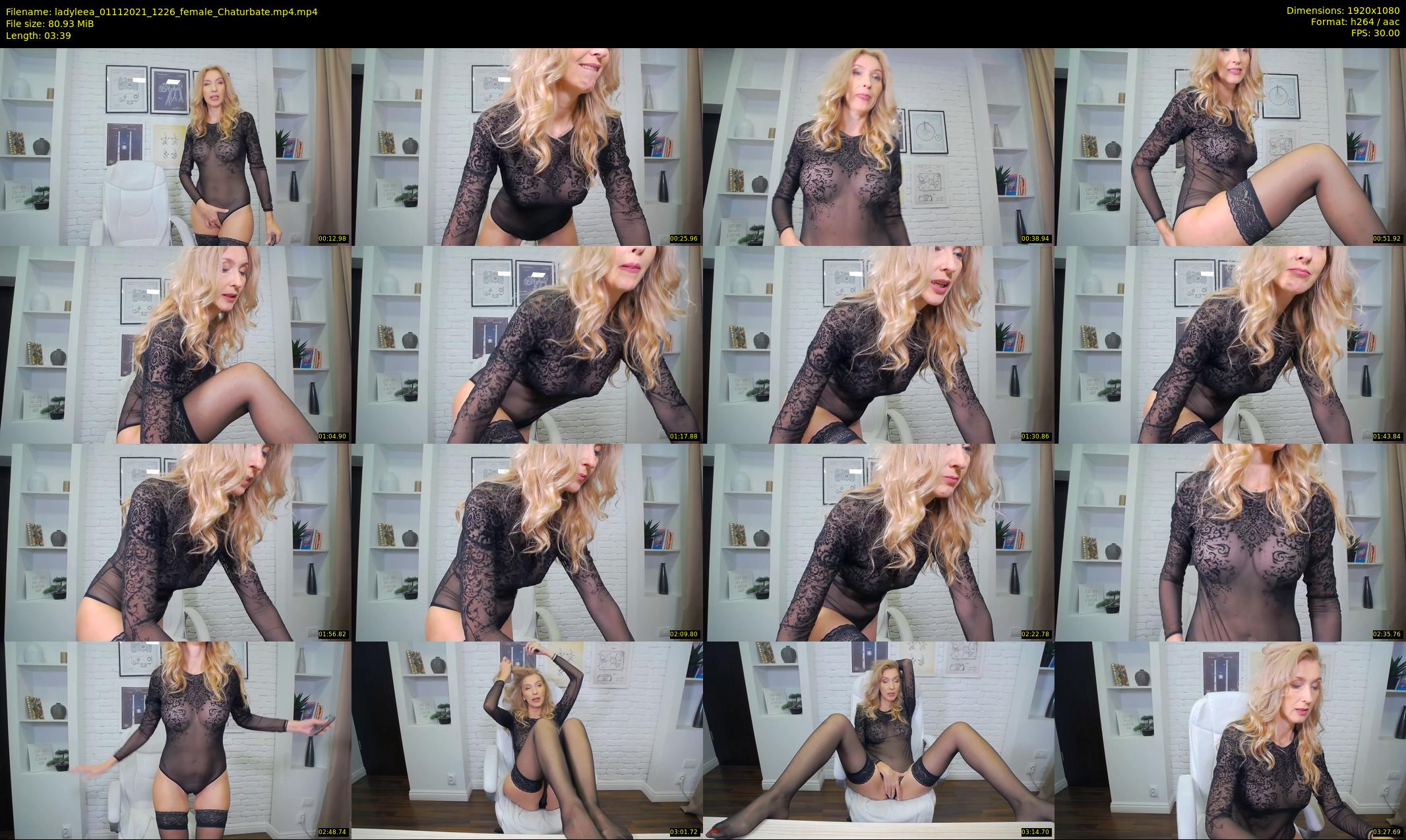 ladyleea — 4 minute Chaturbate female cam show recording, 1080p, Nov 1, 2021
