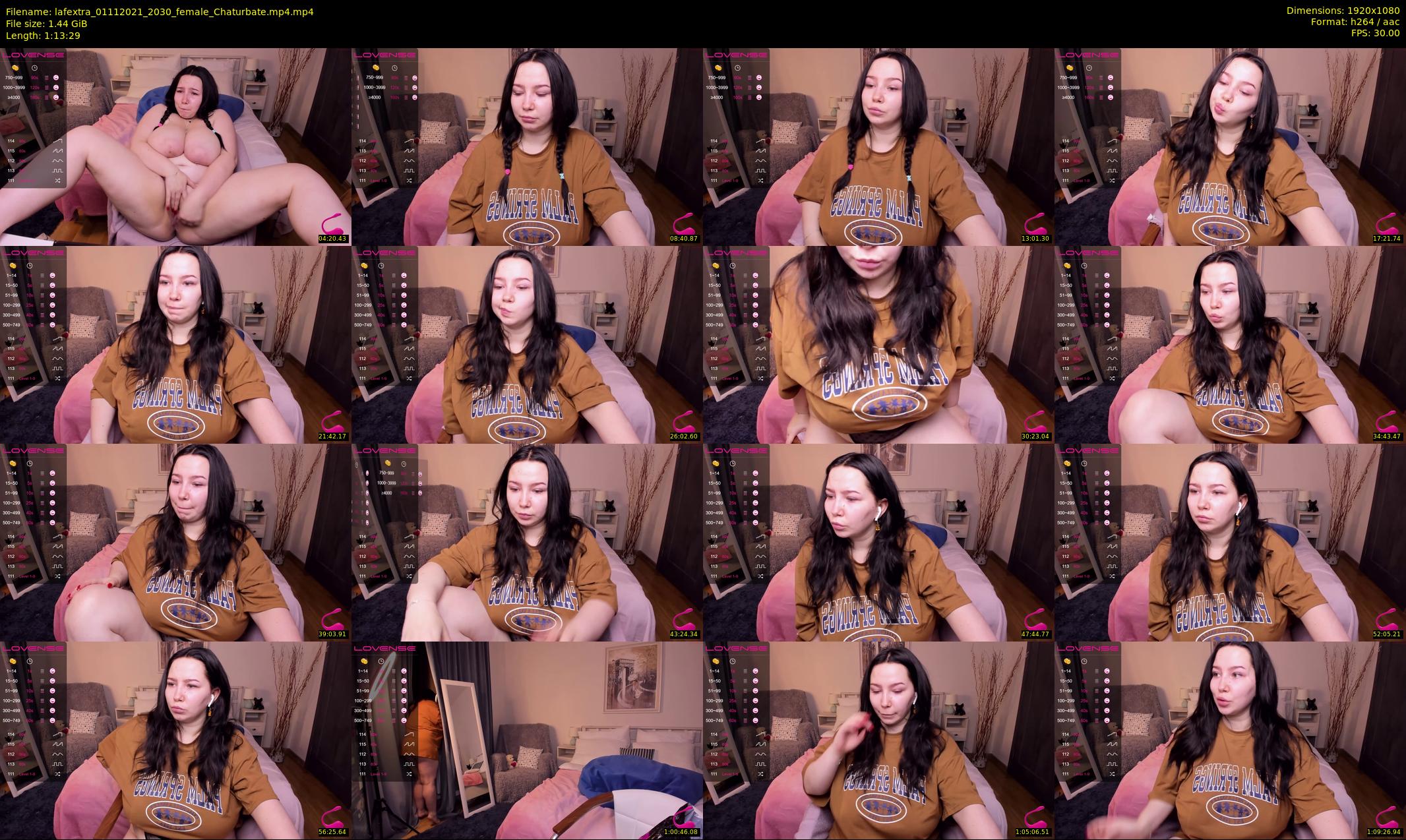 lafextra — 74 minute Chaturbate female cam show recording, 1080p, Nov 1, 2021